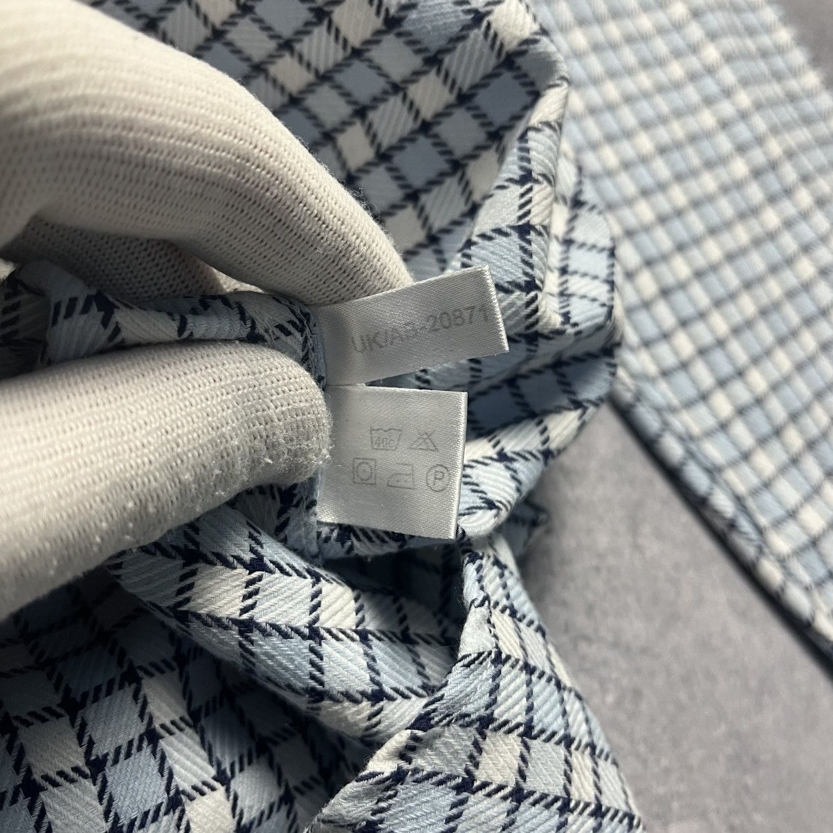 Yves Saint Laurent Yves Saint Laurent Checkered Shirt Button Up Long Sleeve Size US M / EU 48-50 / 2 - 7 Thumbnail