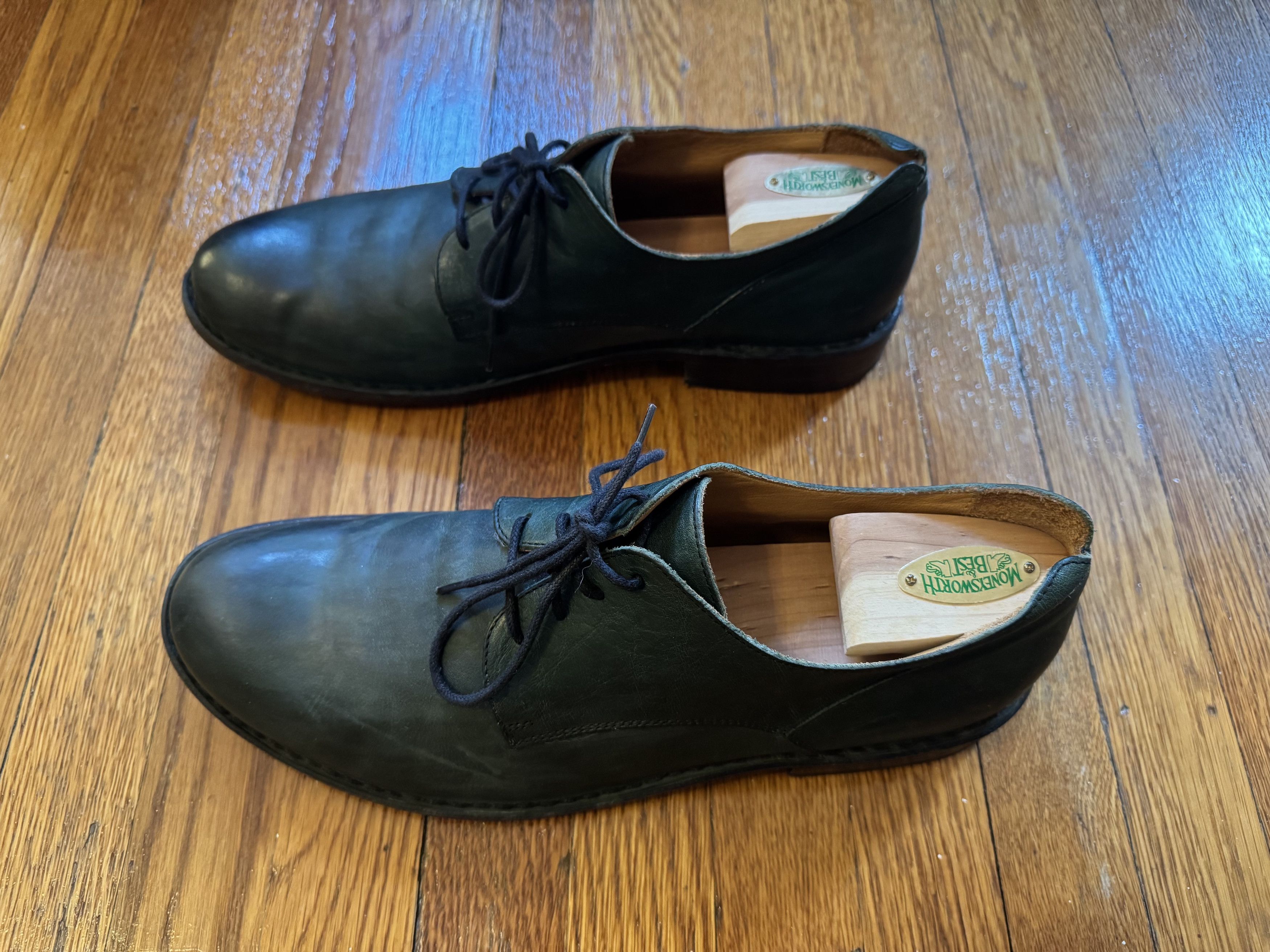 Fiorentini + Baker Derby Leather Shoes Size US 10.5 / EU 43-44 - 2 Thumbnail
