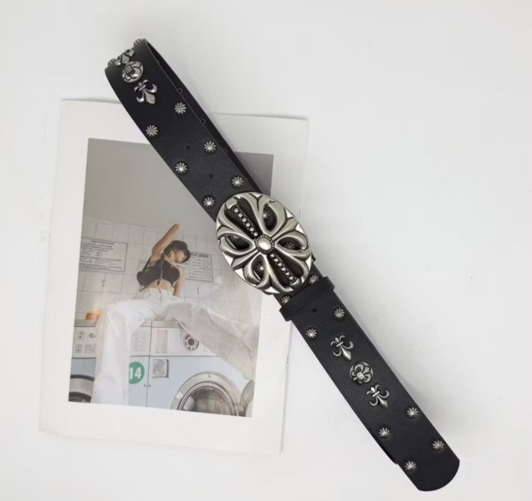 PPFM 💥Y2K metal punk retro Black colour belt Size ONE SIZE - 1 Thumbnail