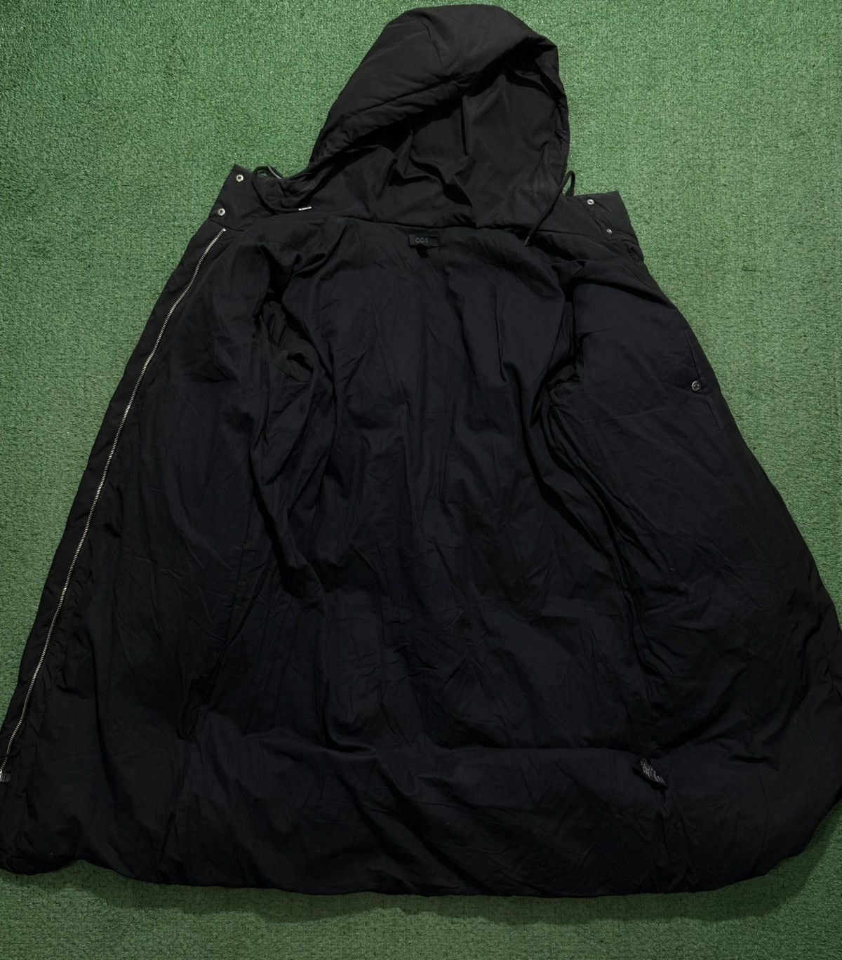 Cos COS puffer down Coat Black Jacket Oversize go Size S / US 4 / IT 40 - 3 Thumbnail