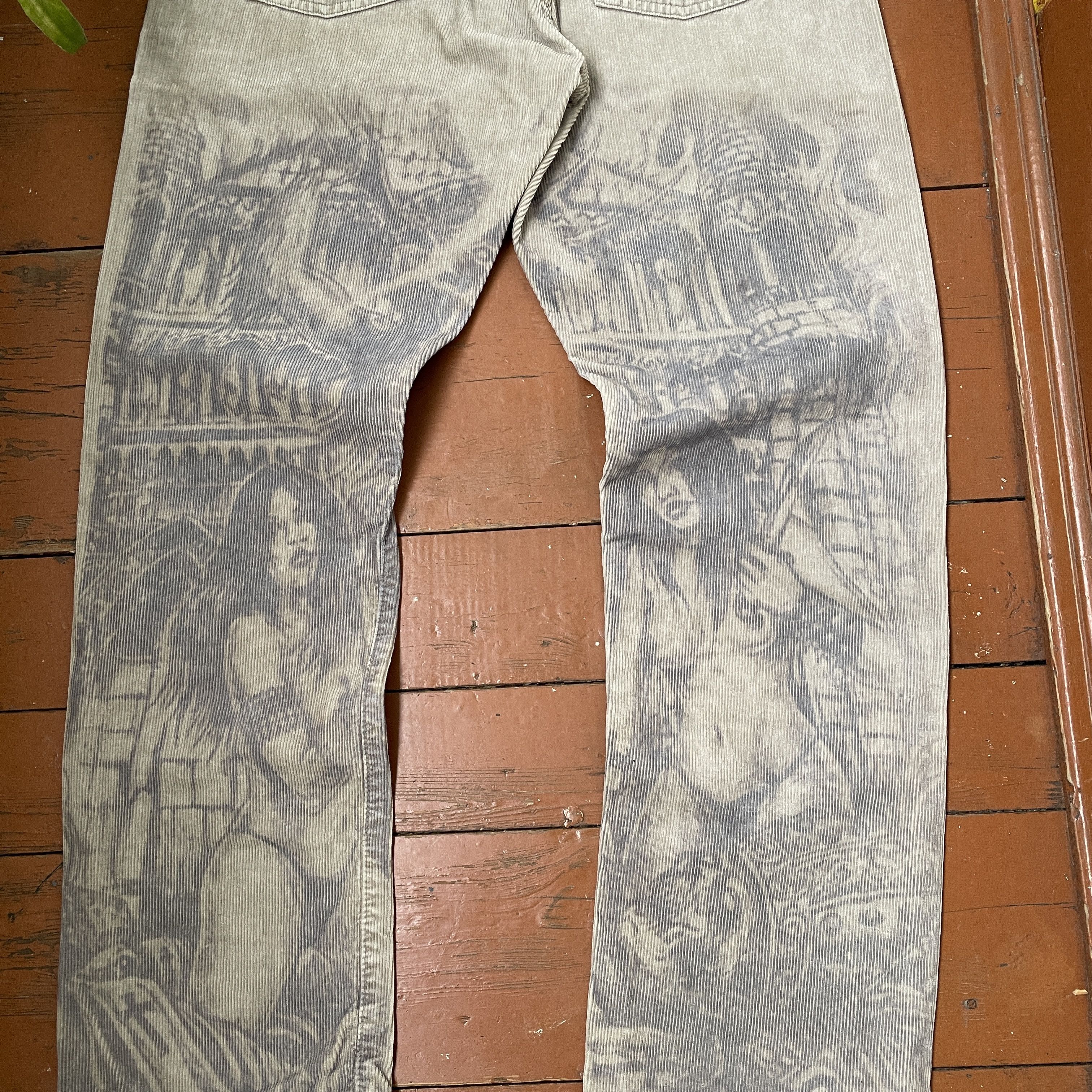 Levi's Custom Levi's Pants art faded y2k opium faded distressed Size US 31 - 9 Thumbnail