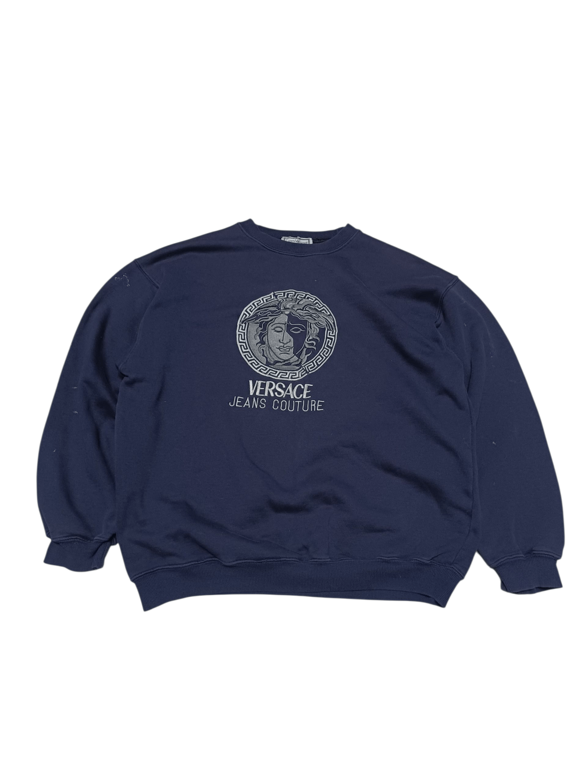 Versace Jeans Couture VERSACE JEANS COUTURE VINTAGE BIG LOGO SWEATSHIRT Size US M / EU 48-50 / 2 - 1 Thumbnail