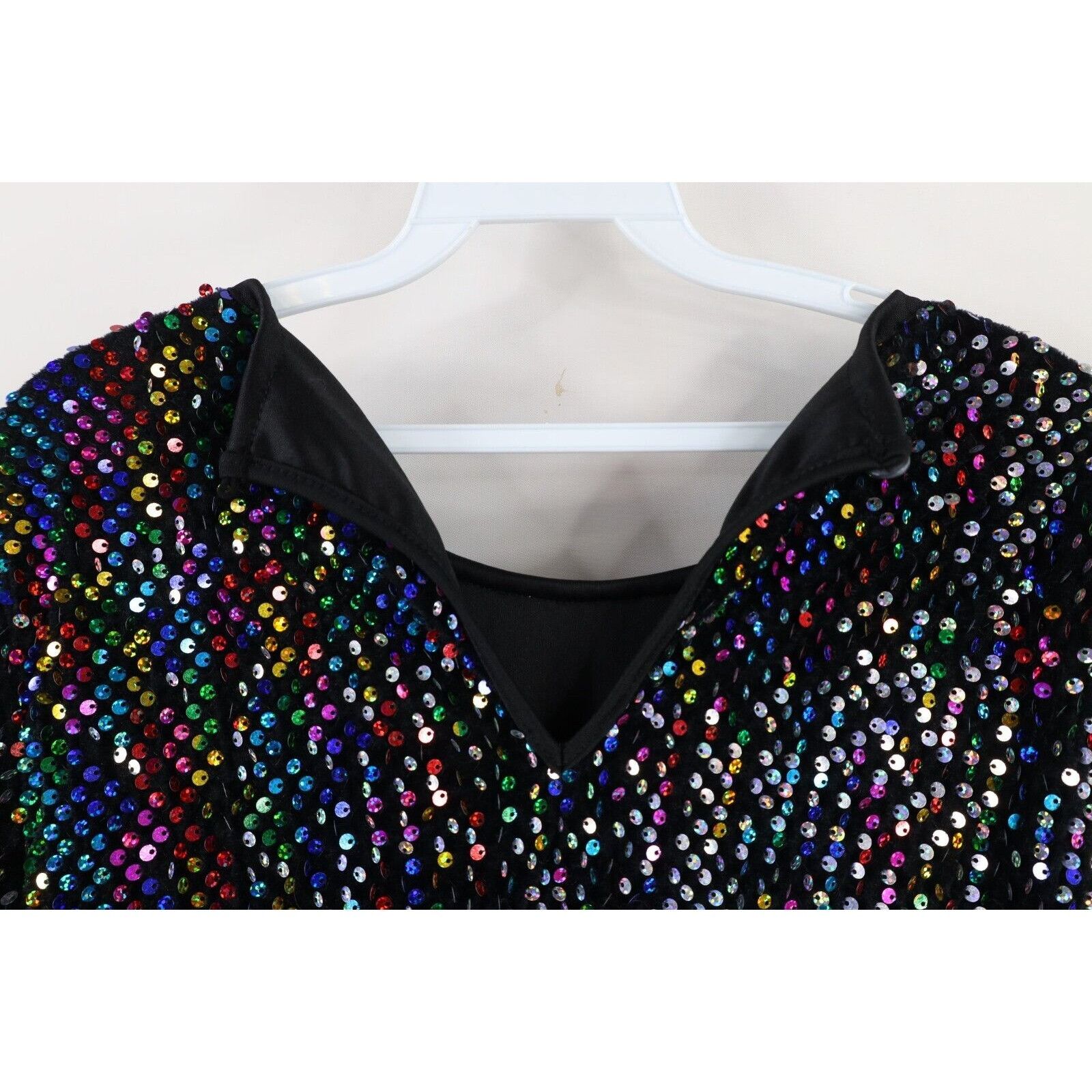 Vintage Vintage 90s Y2K Streetwear Rainbow Sequin Dress Size M / US 6-8 / IT 42-44 - 12 Thumbnail