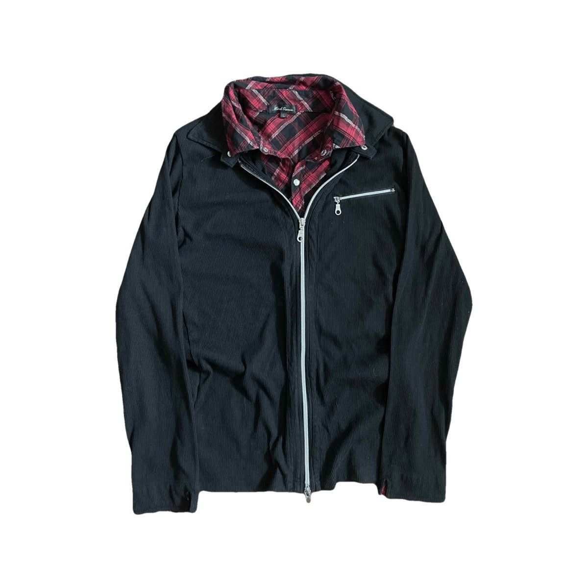 If Six Was Nine 2000s Japanese archive docking zip up sweater vkei