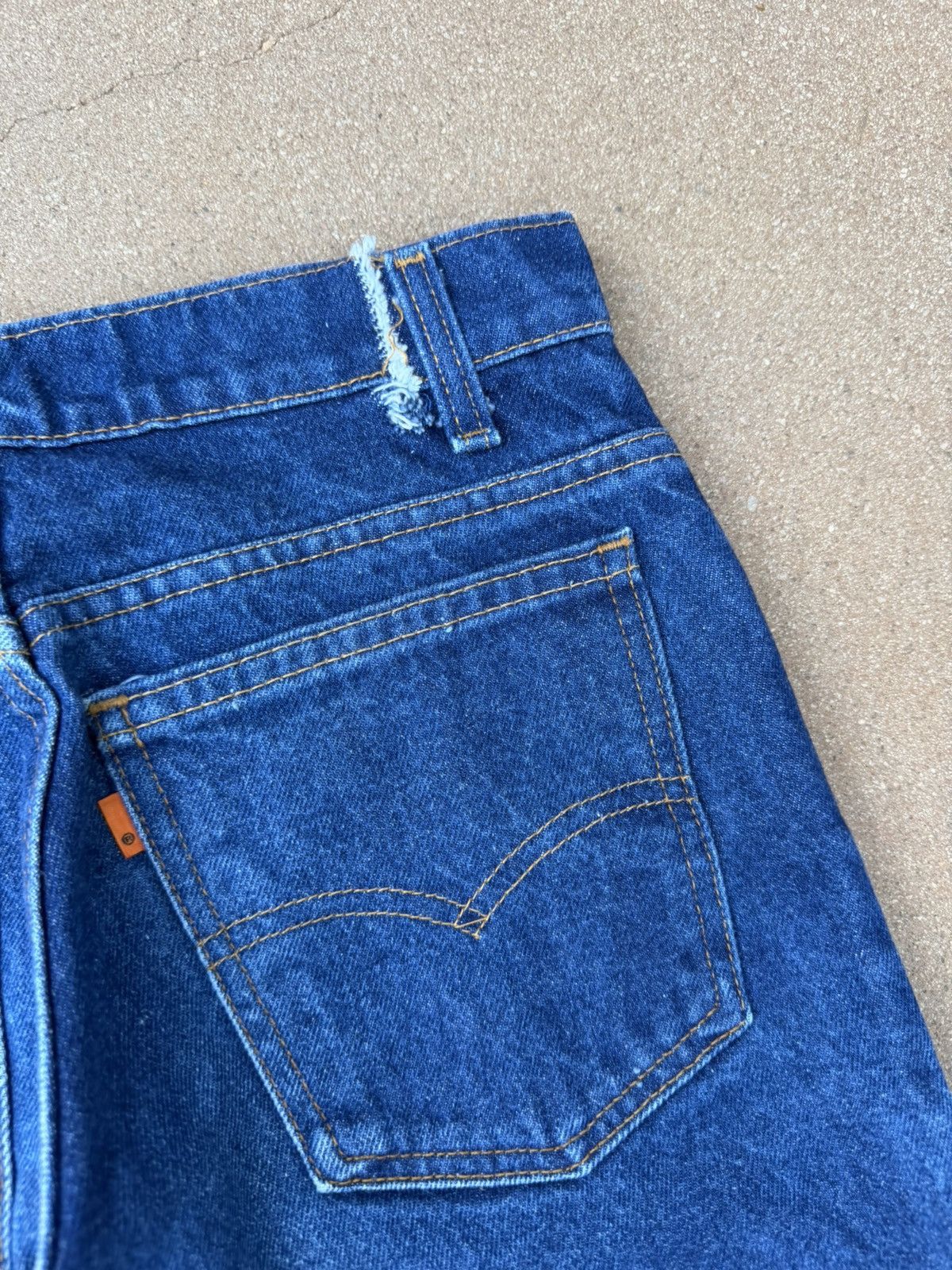 Levi's Vtg 80’s Levi’s 684 Orange Tab Bellbottom Flare Jeans 29x34 Size US 29 - 8 Thumbnail