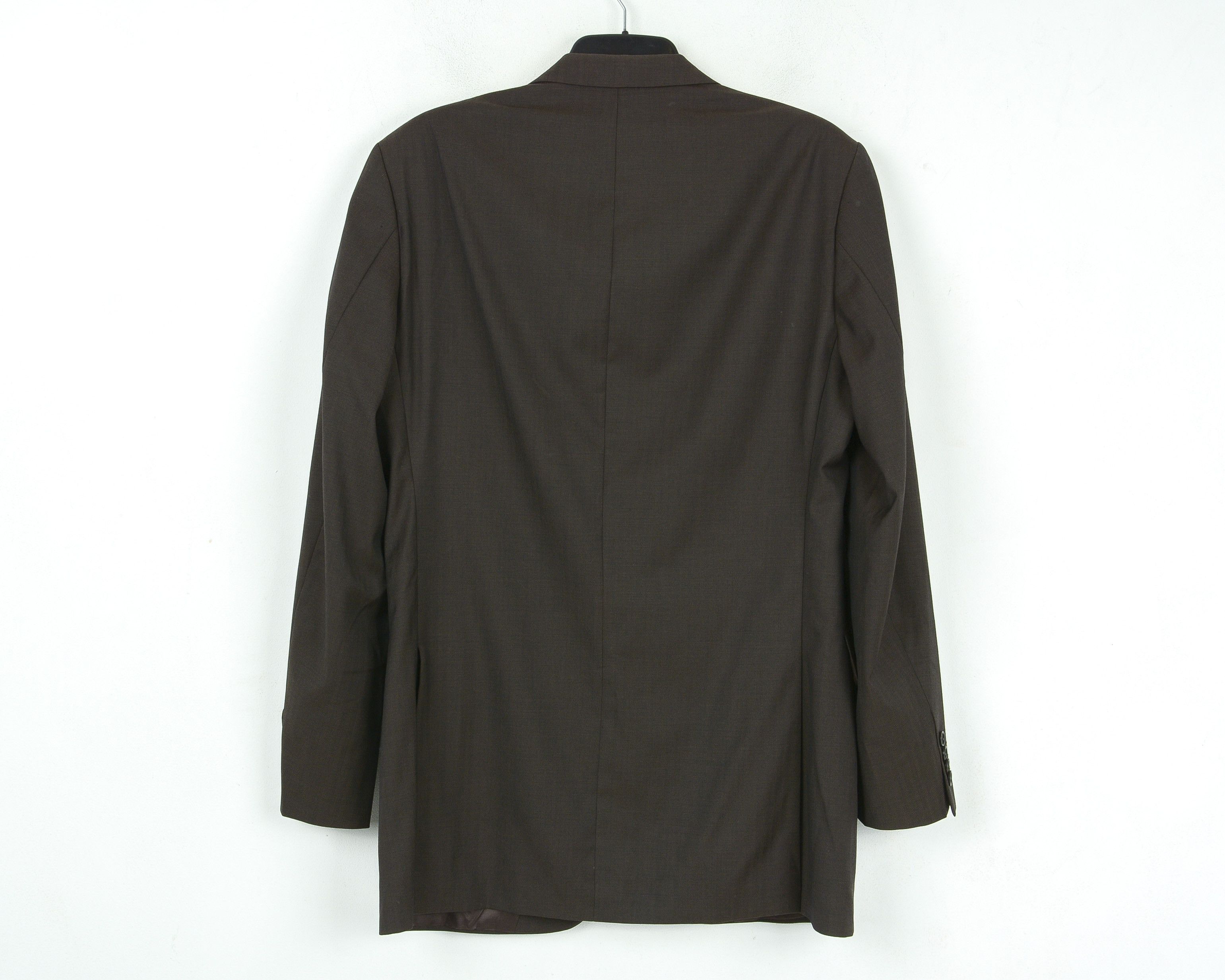 Designer × Other BONACELLI Men Pinstriped Wool Blazer Coat Suit Jacket De 98 Size 40L - 4 Thumbnail