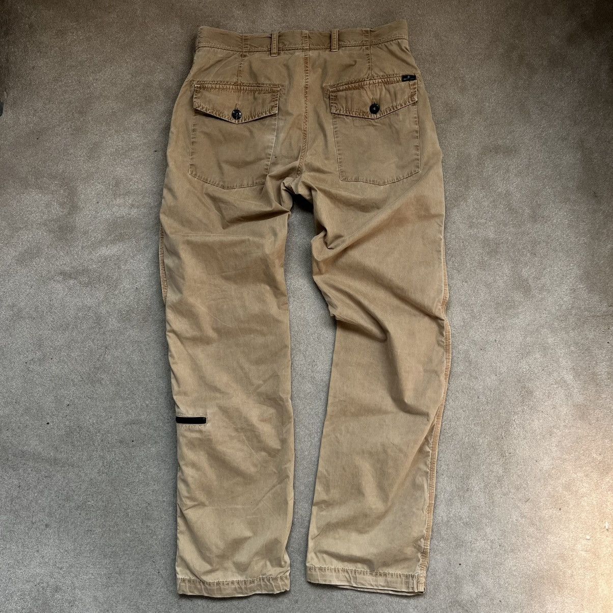 Stone Island ✱ Vintage Stone Island Cargo Zip Trousers Size US 28 / EU 44 - 2 Thumbnail