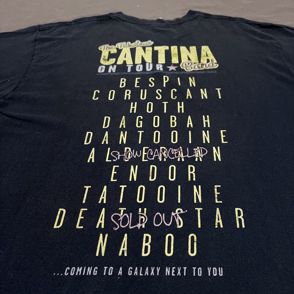 Band Tees × Star Wars Star Wars The Fabulous Cantina Band On Tour Tee Faded Size US L / EU 52-54 / 3 - 7 Thumbnail