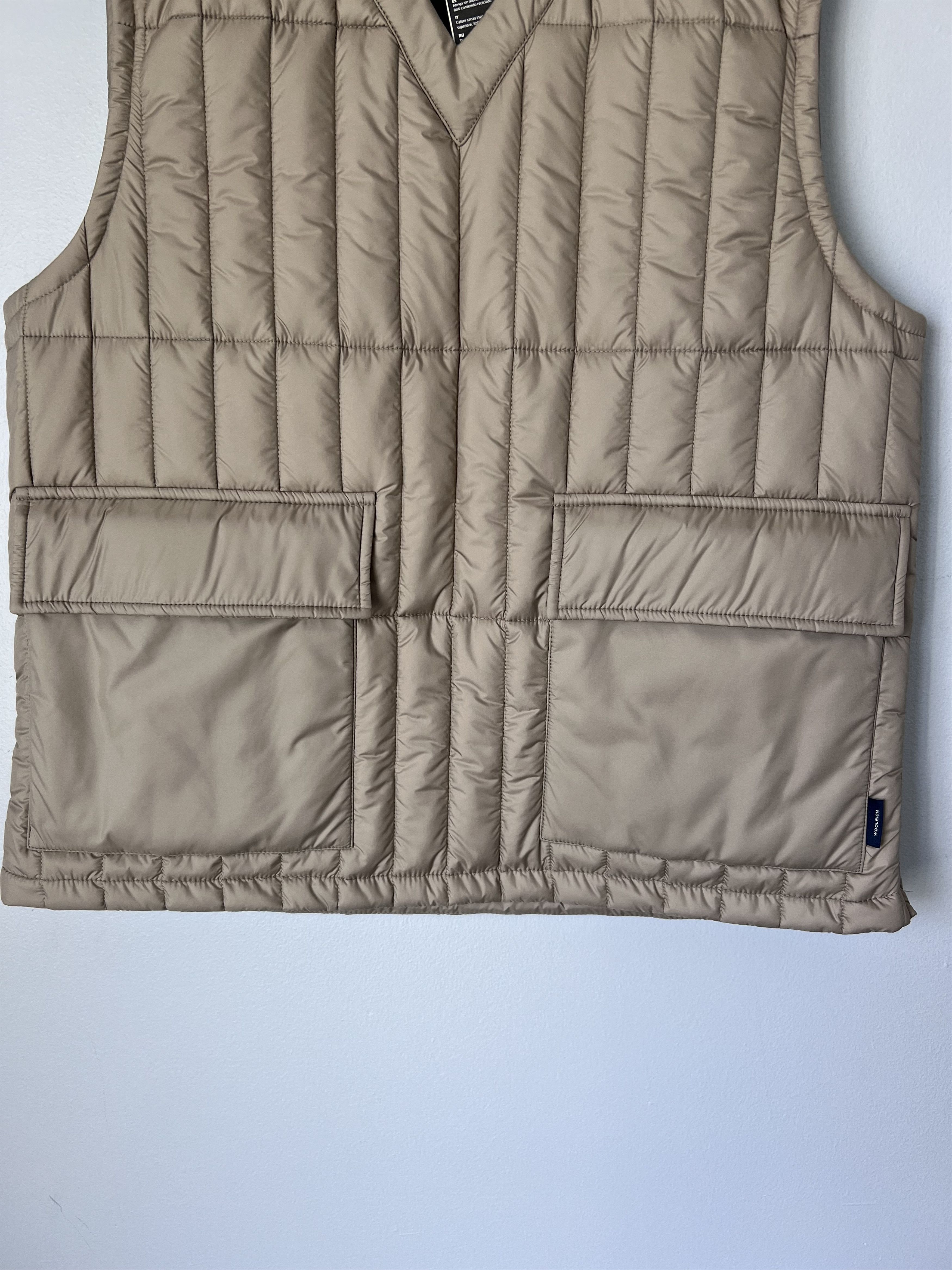 Aime Leon Dore × Woolrich Woolen Mills Aime Leon Dore Woolrich Filled Vest in Winter Twig Beige Size US M / EU 48-50 / 2 - 3 Thumbnail