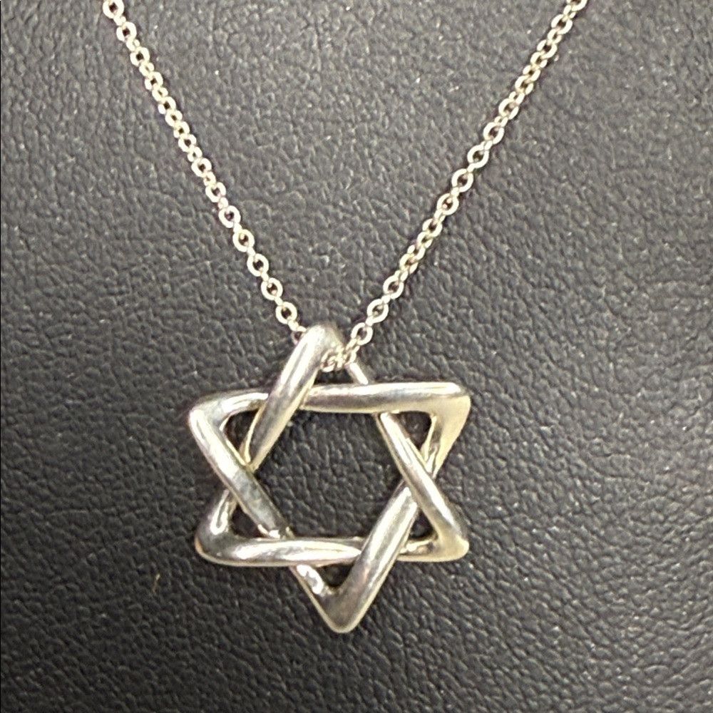 Tiffany & Co. Tiffany & Co Peretti Star of David Necklace Sterling Silver Size ONE SIZE - 2 Thumbnail