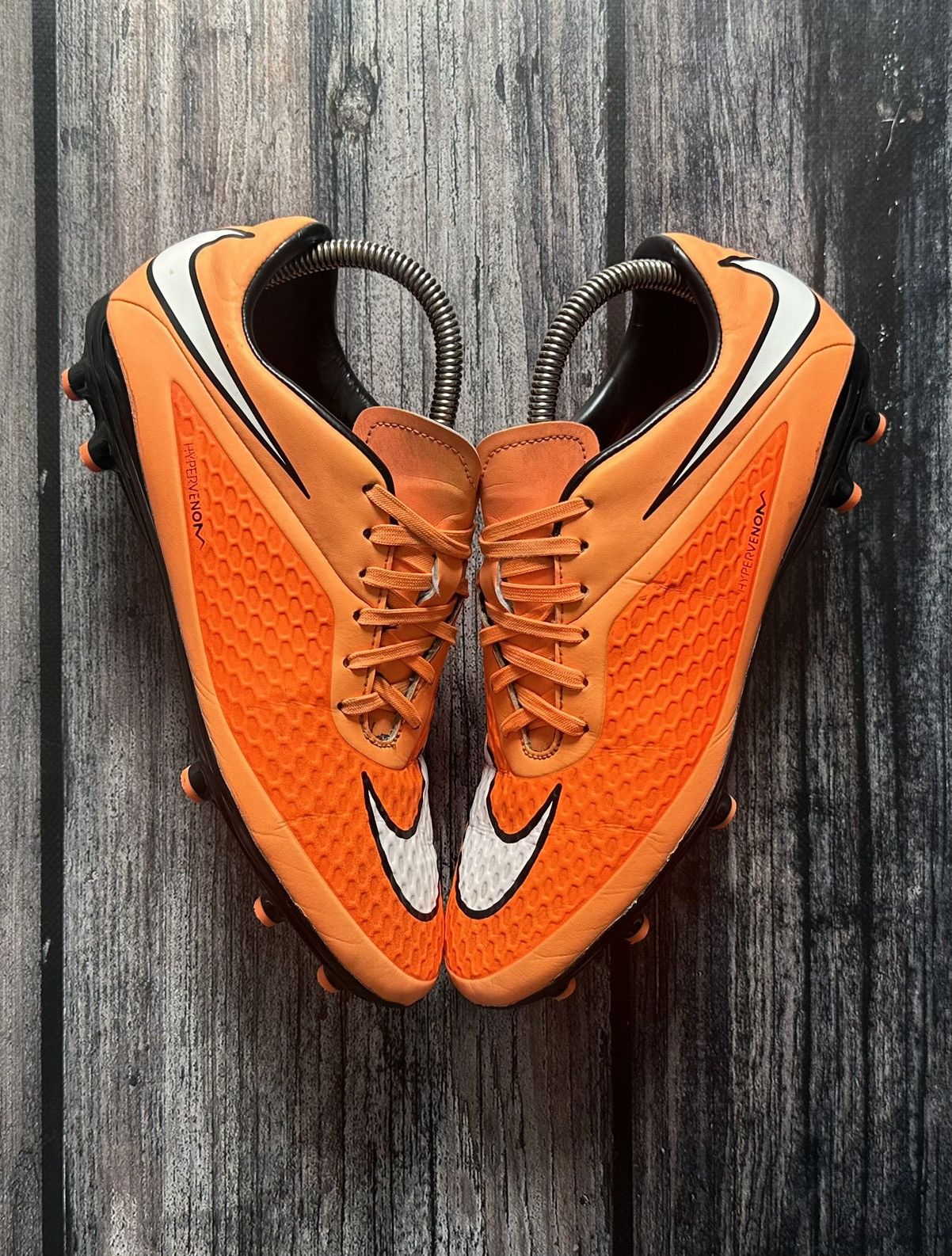 2014 NIKE HYPERVENOM PHELON FG SOCCER BOOTS CLEATS US 8