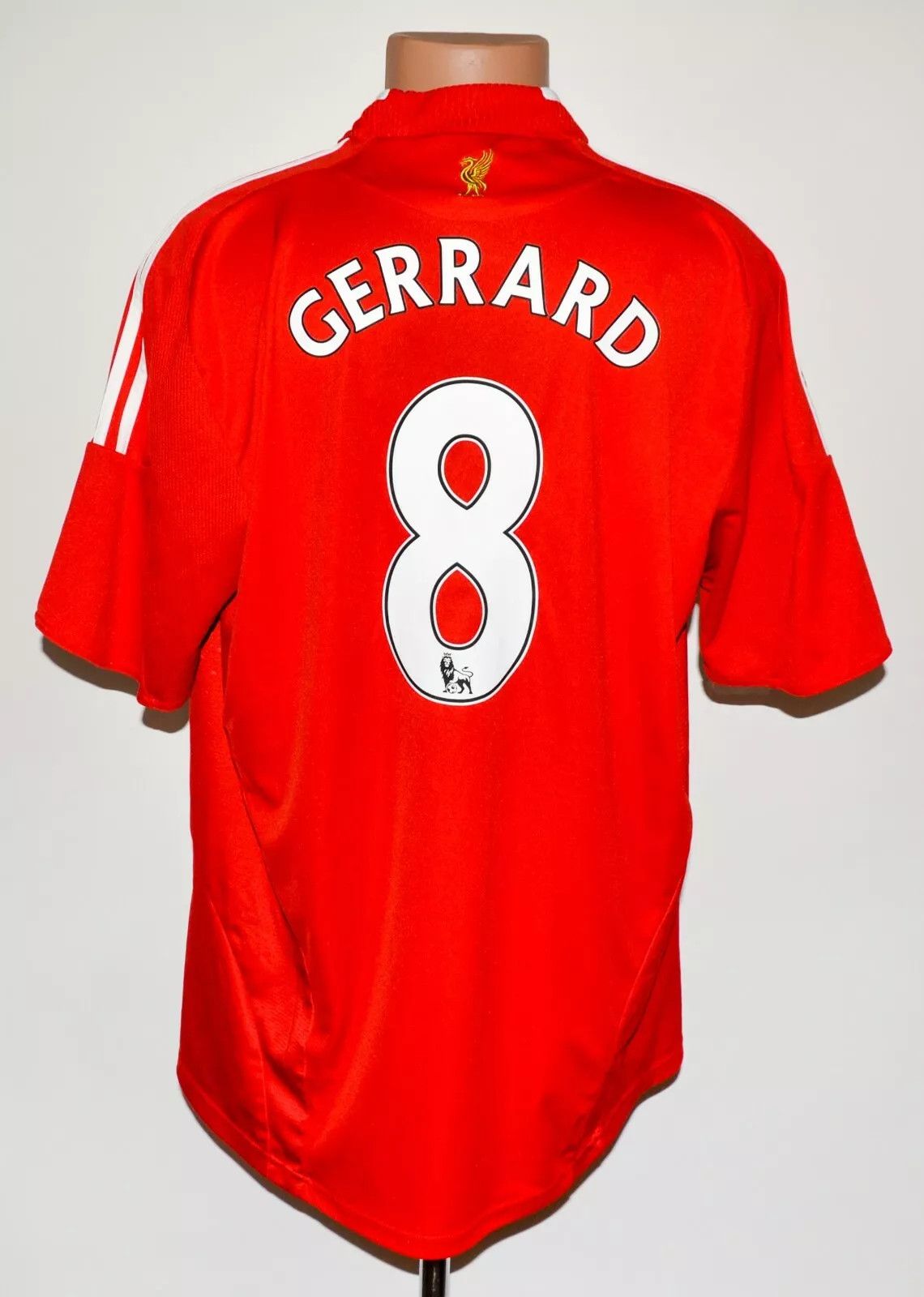 Adidas LIVERPOOL 2008/2009/2010 JERSEY ADIDAS GERRARD #8 SIZE XL Size US XL / EU 56 / 4 - 1 Thumbnail