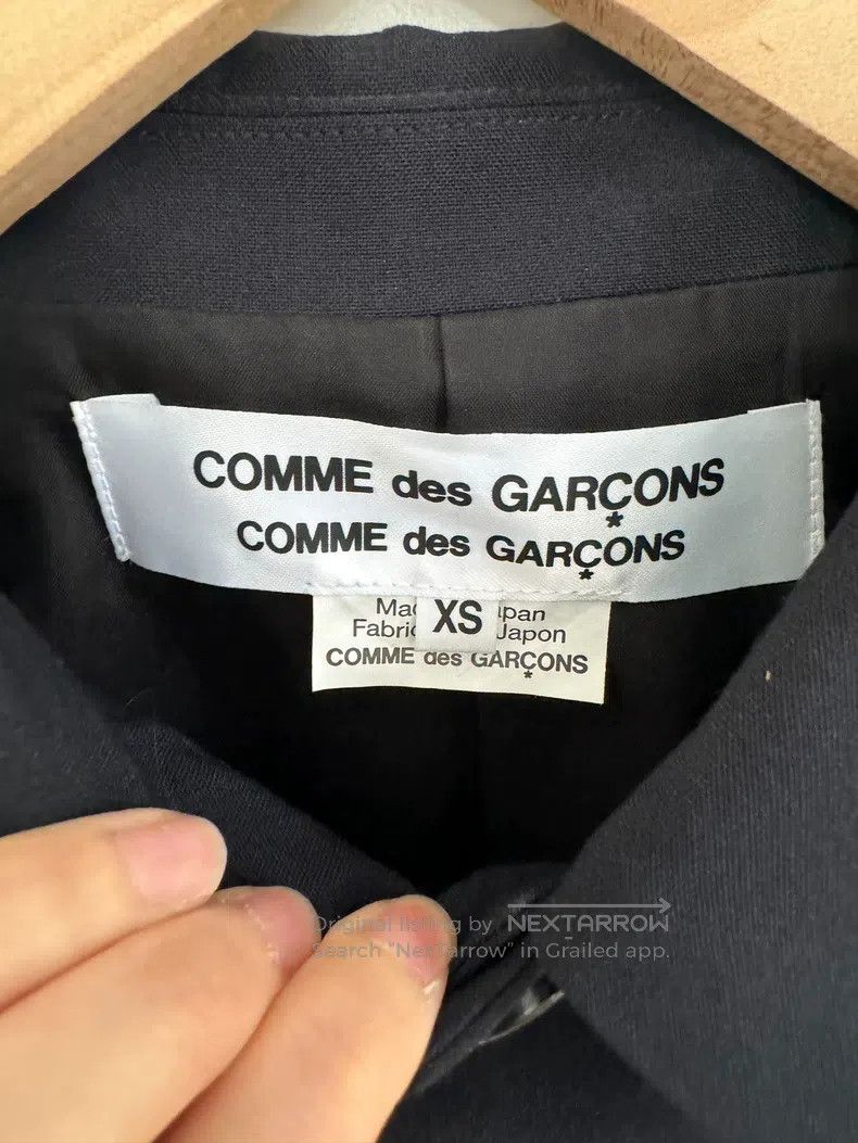 Comme des Garcons Comme Des Garcons Ripped Blazer Velvet Patchwork Size XS / US 0-2 / IT 36-38 - 7 Thumbnail