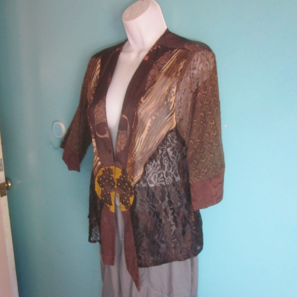 Yashi Yamamuri Zashi Kimono Inspired Jacket Size M Size M / US 6-8 / IT 42-44 - 5 Thumbnail