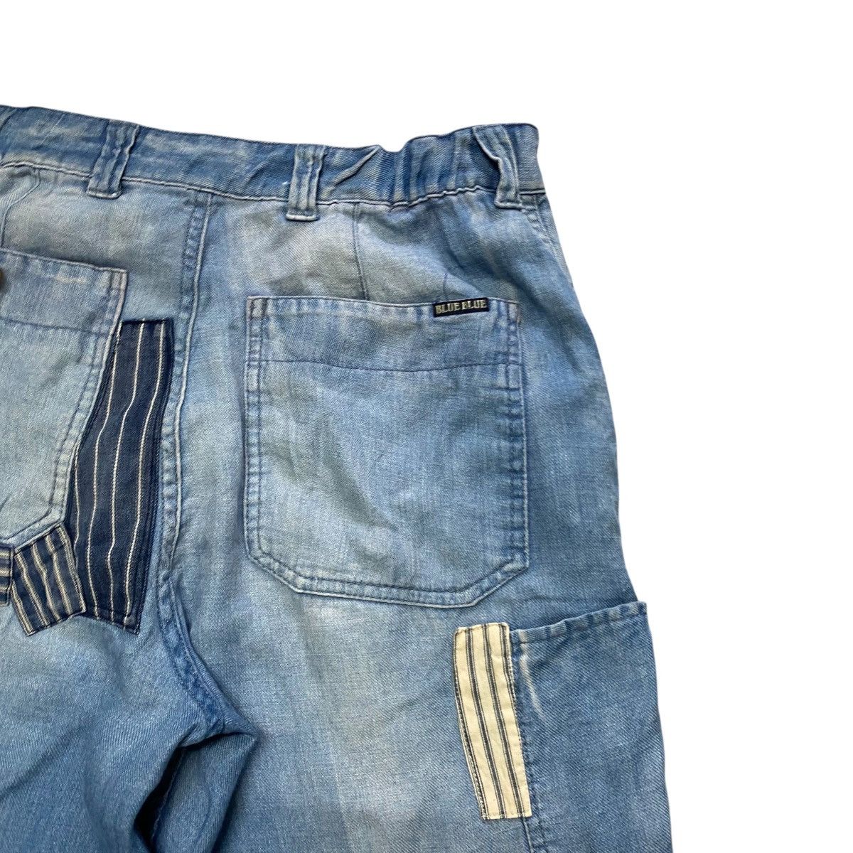 Blue Blue Japan Blue Blue Boro Patchwork Denim Relaxed Pants Size US 32 / EU 48 - 13 Thumbnail