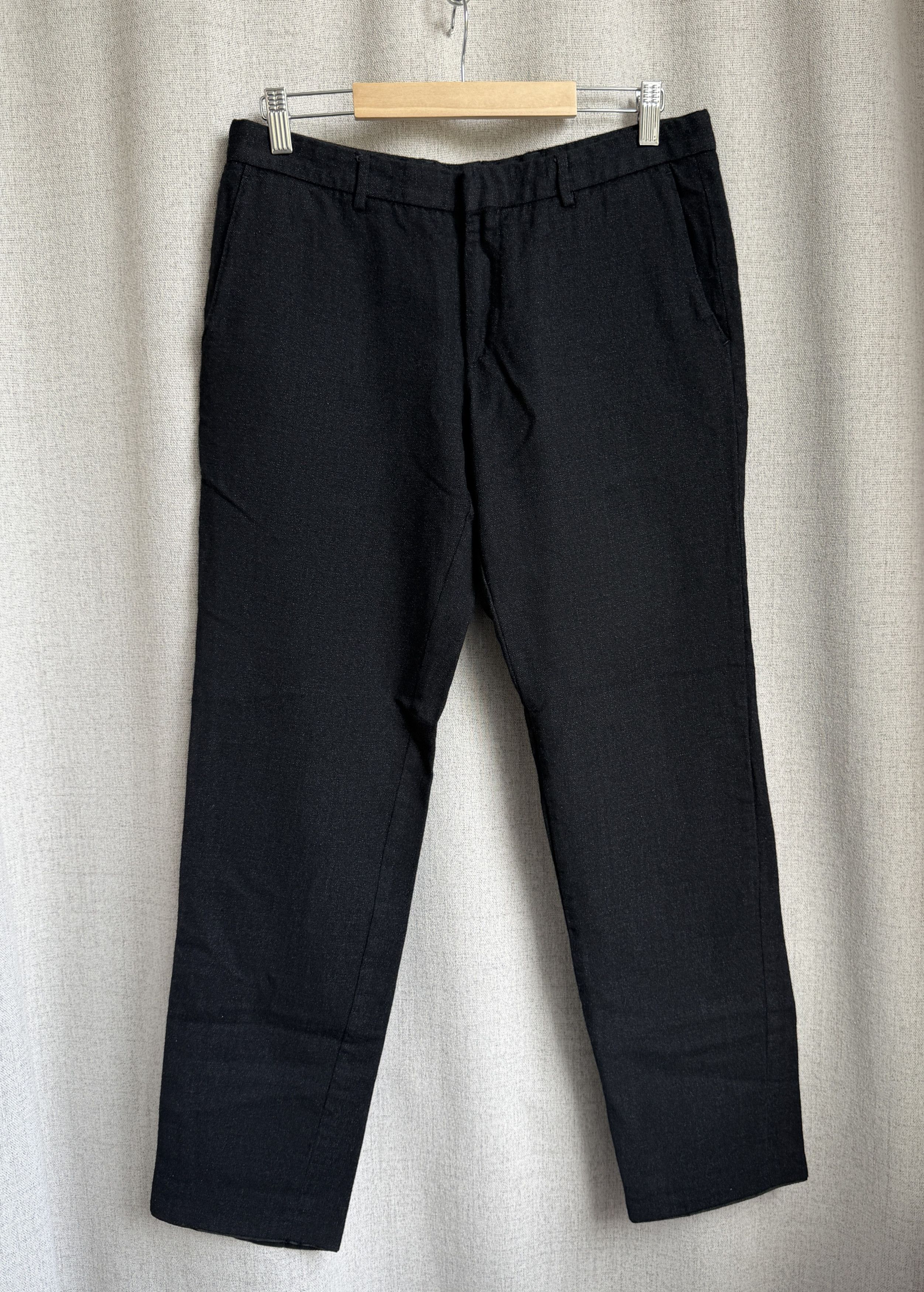 Hugo Boss Hugo Boss Black Wool Trousers Classic Pants Size US 30 / EU 46 - 1 Thumbnail