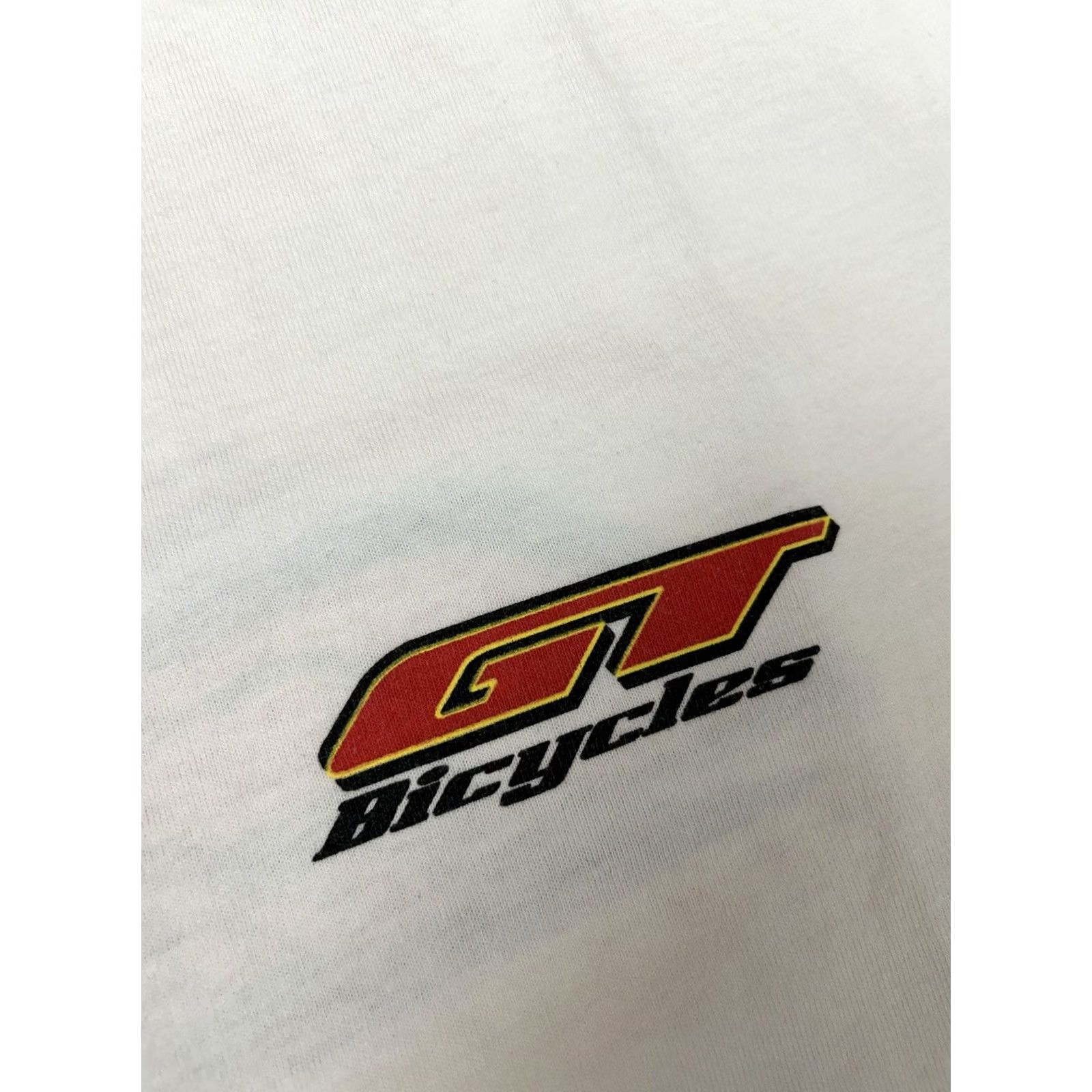 J Brand VINTAGE GT Bicycles BMX Brand Front And Back Graphic Tee USA Large Rare 1990s Shirt Mens/Ladies White Cotton Bicycles 90s GT Bicycles Tee Size US L / EU 52-54 / 3 - 7 Thumbnail