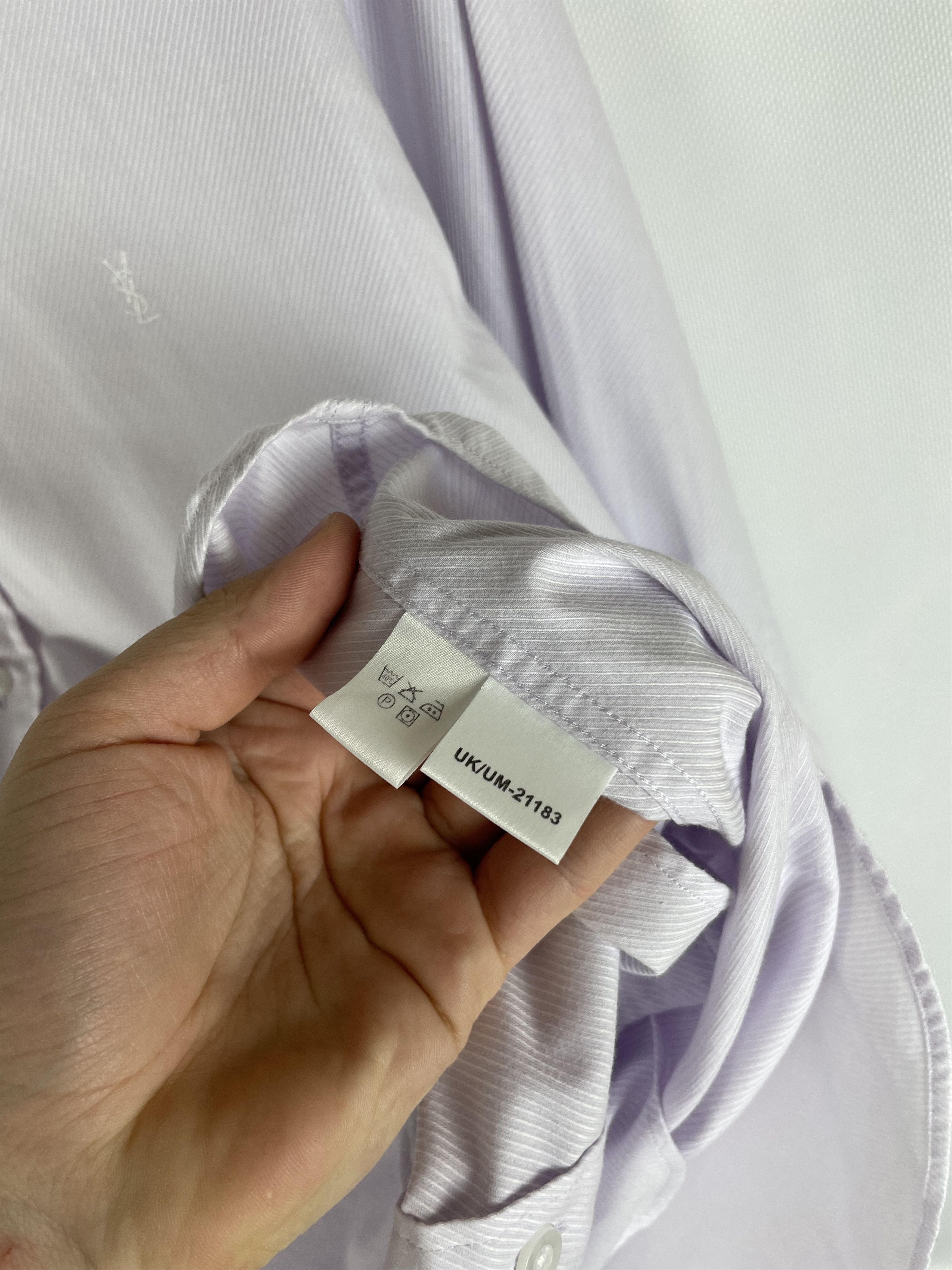 Vintage Vintage YvesSaintLaurent Ysl Pour Homme Button Up Shirt Size US L / EU 52-54 / 3 - 7 Thumbnail