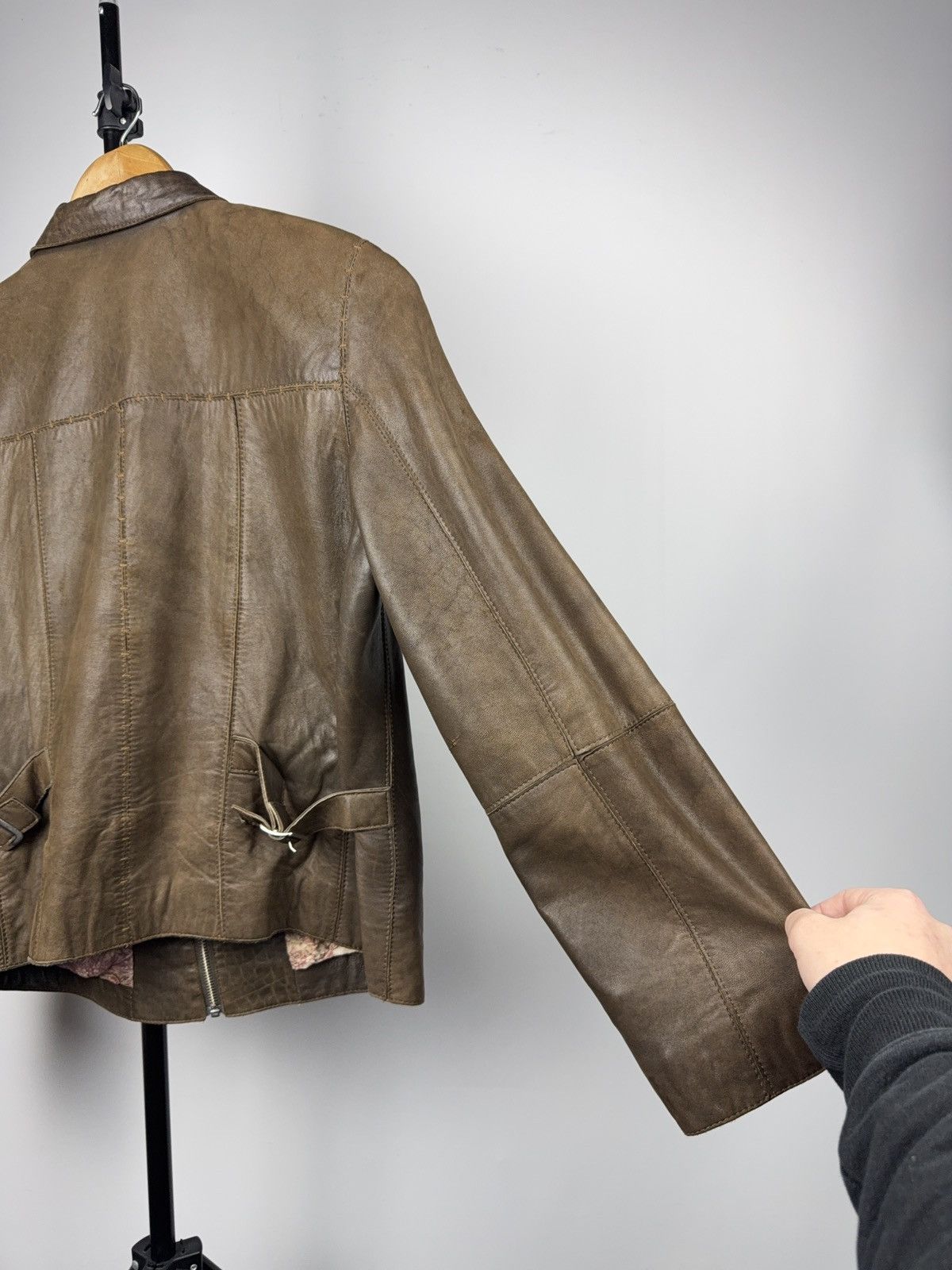 Genuine Leather Vintage Luxury Archive David Moore Brown Leather Jacket 46 Size US S / EU 44-46 / 1 - 17 Thumbnail