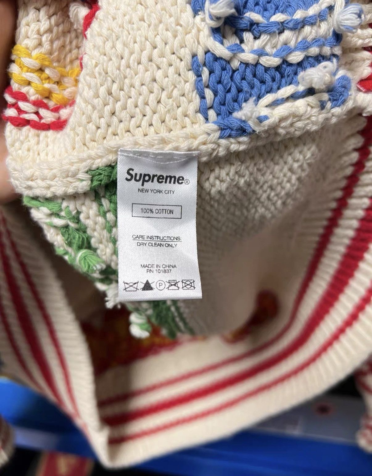 Supreme Supreme x Hysteric Glamour Logos Zip-Up Sweater SS21 J42 Size US L / EU 52-54 / 3 - 4 Thumbnail