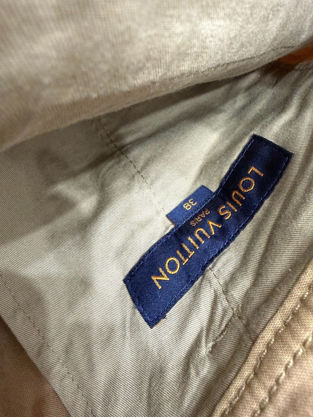 Louis Vuitton louis vuitton Khaki Beekeeper print logo casual pants. Size 38" / US 16 / IT 52 - 5 Thumbnail