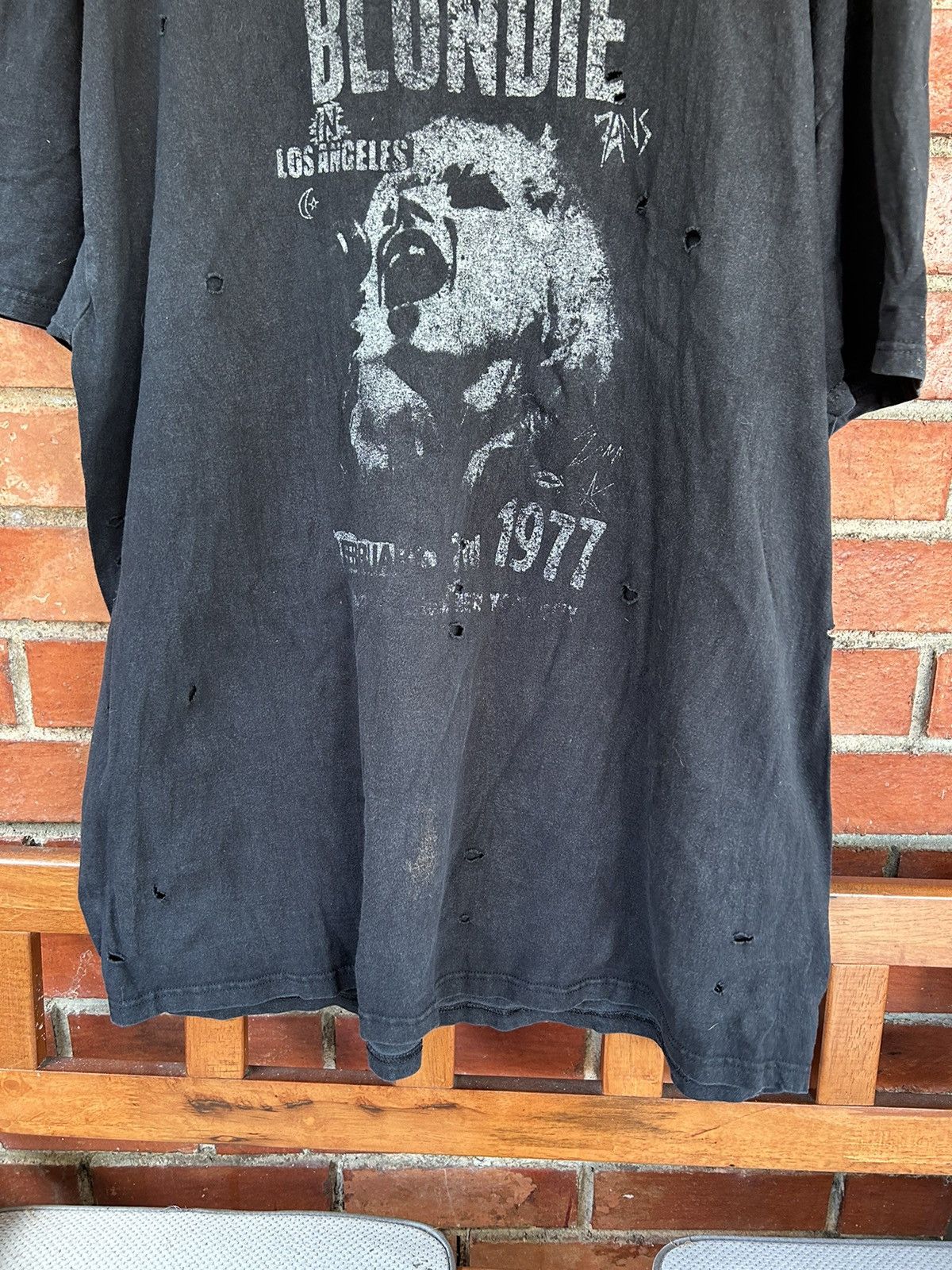 Band Tees 💥 BLONDIE DISTRESSED TEES Size US XL / EU 56 / 4 - 5 Thumbnail