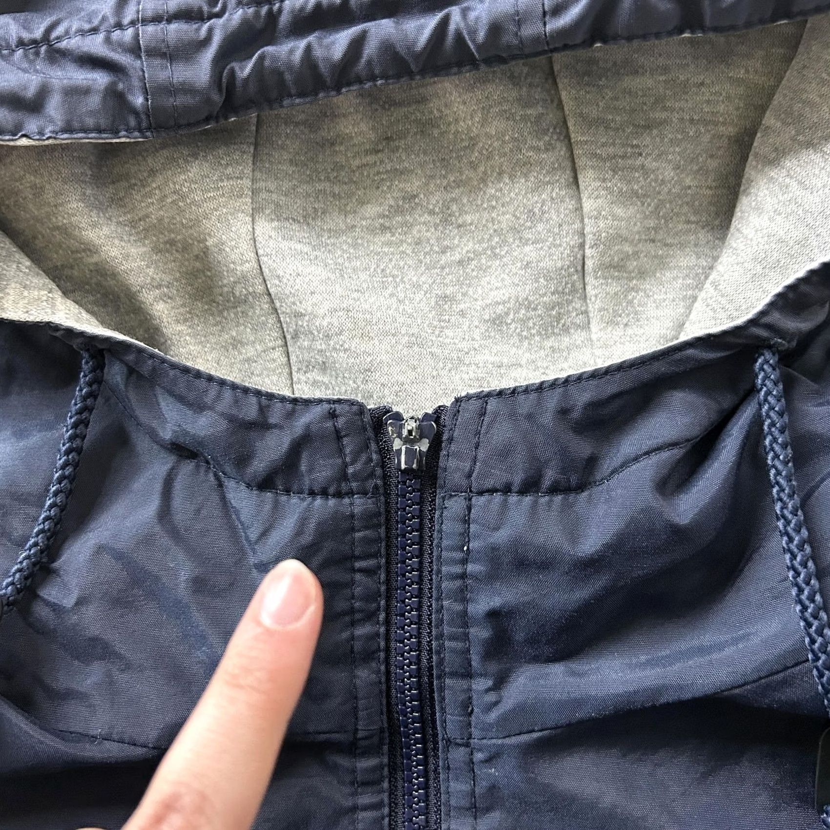 Port Authority Port Authority Jacket Mens Large Blue Hooded Windbreaker Full Zip Lined Casual Size US L / EU 52-54 / 3 - 3 Thumbnail