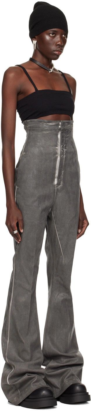 Rick Owens o1y0126 Denim Pant in Gray Size 26" / US 2 / IT 38 - 2 Thumbnail