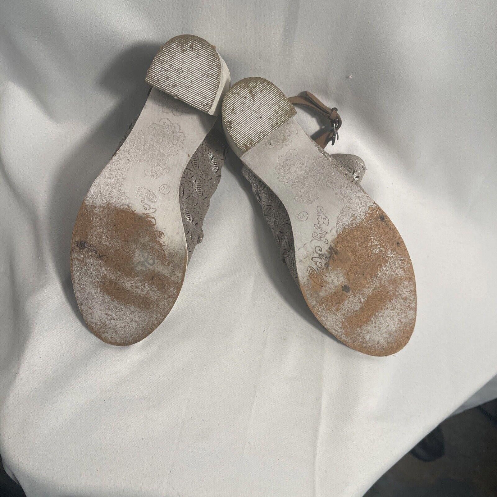 Designer Naughty Monkey 10 Leather Heels Ankle Bootie Gray Size US 10 / IT 40 - 8 Thumbnail