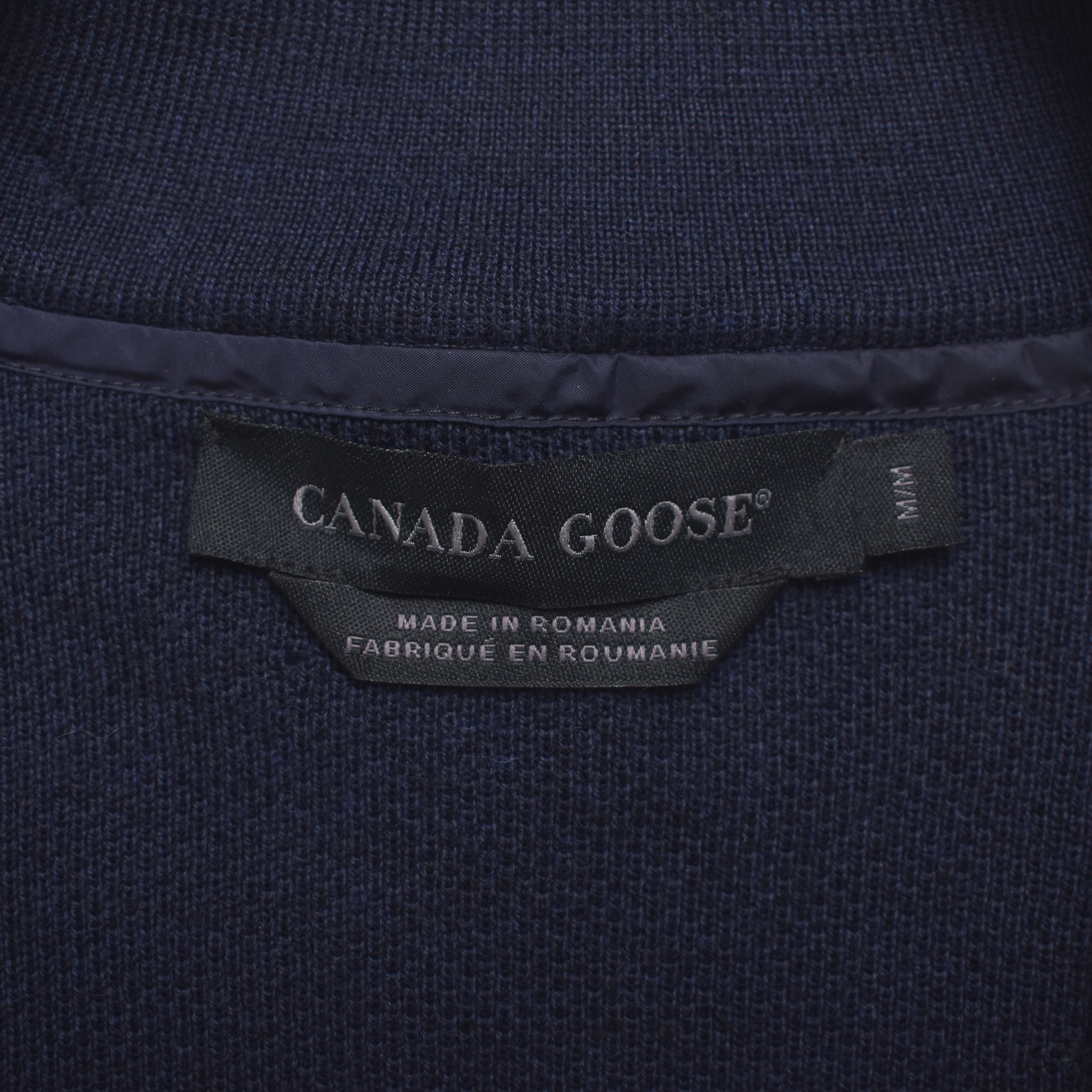 Canada Goose CANADA GOOSE WINDBRIDGE FULL ZIP MERINO JACKET SWEATER NAVY Size US M / EU 48-50 / 2 - 3 Thumbnail