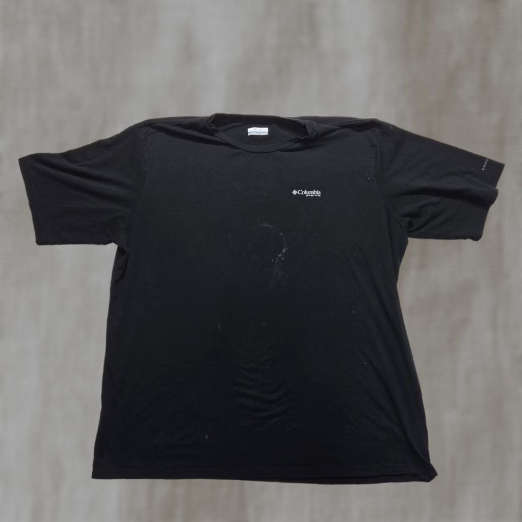 Logo 7 Columbia Shirt Mens Adult 2XL Black Cotton Short Sleeve Logo T-Shirt Size US XXL / EU 58 / 5 - 1 Thumbnail