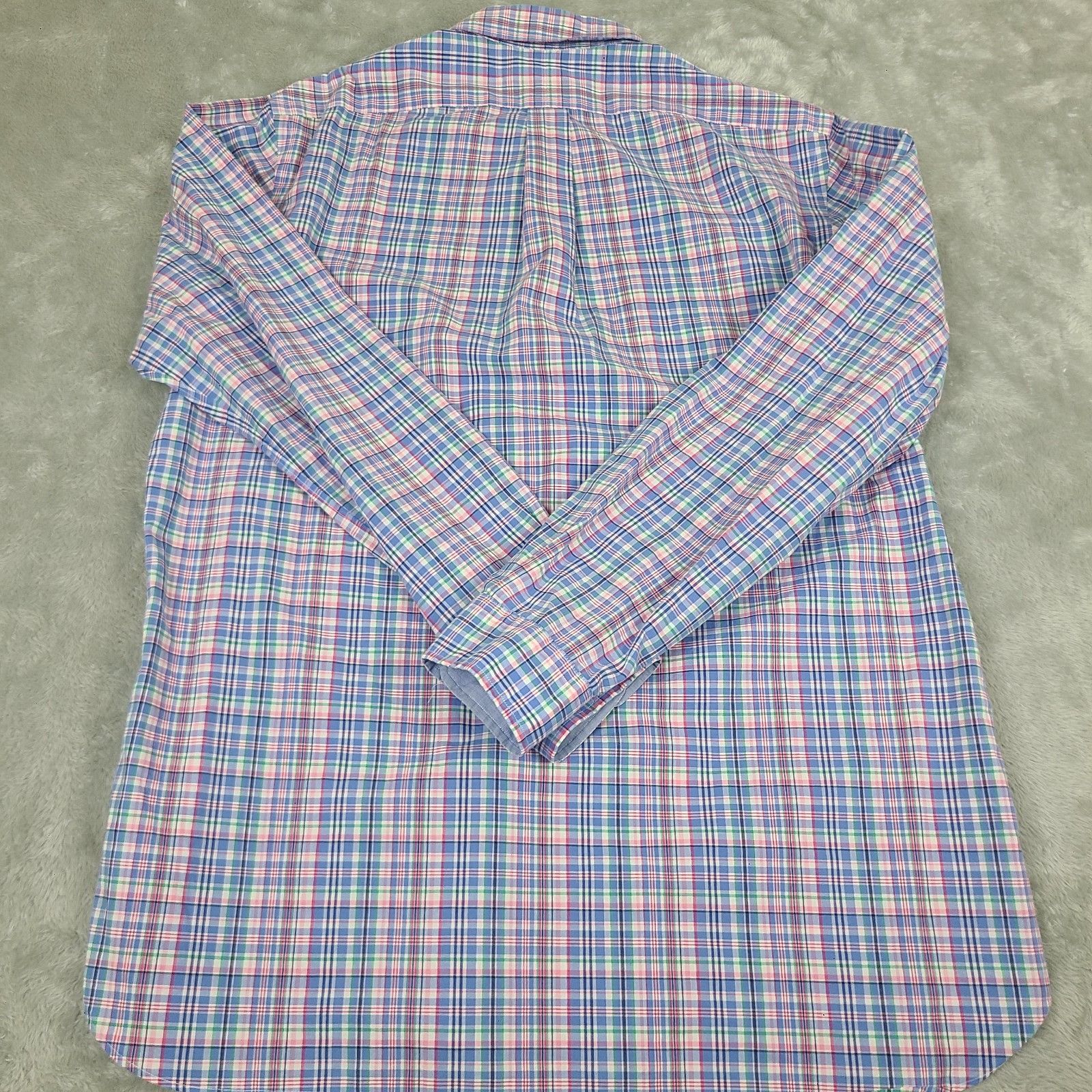 Ralph Lauren Ralph Lauren Mens Size Large Multi-Color Plaid Stretch Butto Size US L / EU 52-54 / 3 - 4 Thumbnail