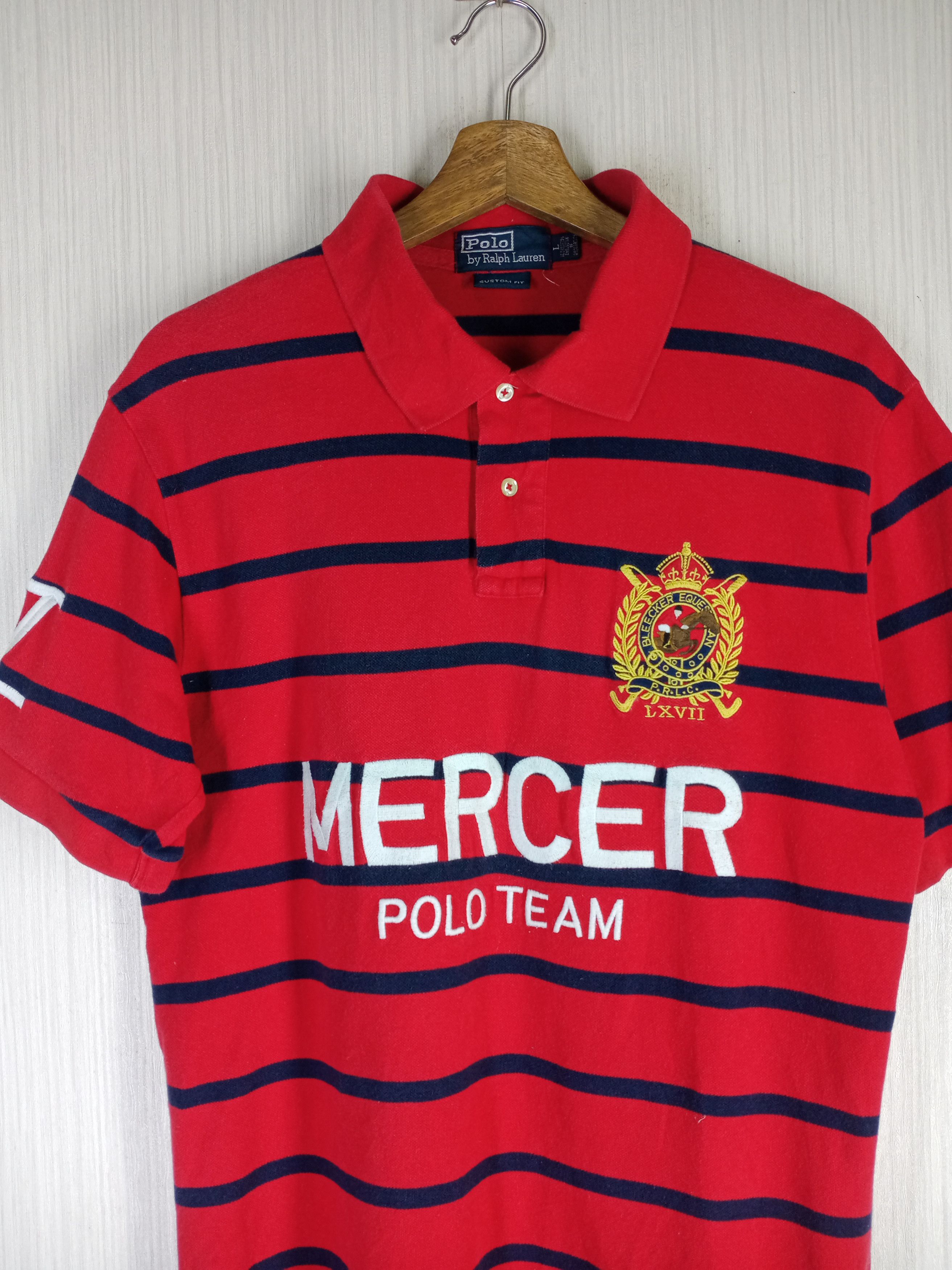 Polo Ralph Lauren Chief Keef Polo Ralph Lauren Mercer Team Striped Polo Shirt Size US L / EU 52-54 / 3 - 3 Thumbnail