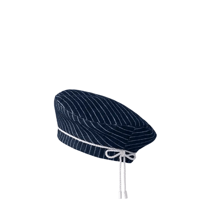 Louis Vuitton Denim Stripes Beret Size ONE SIZE - 2 Thumbnail