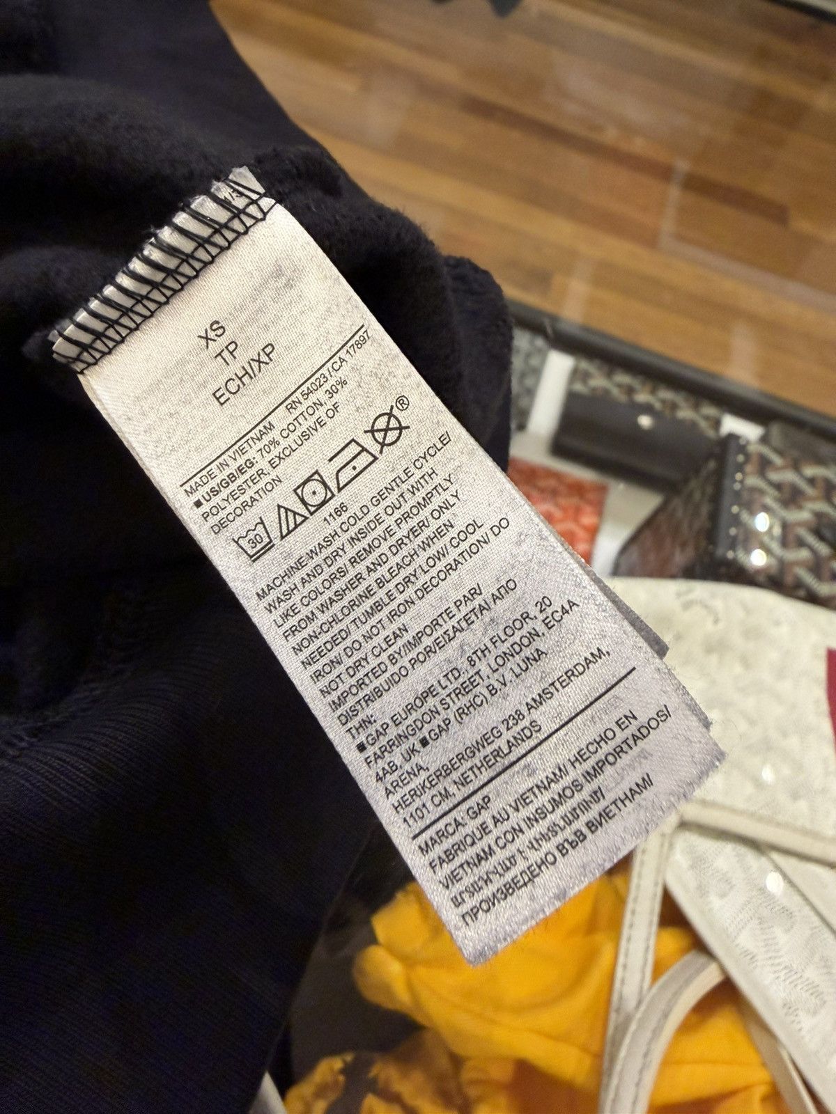 Palace Palace Gap Hoodie - Black Size US XS / EU 42 / 0 - 4 Thumbnail