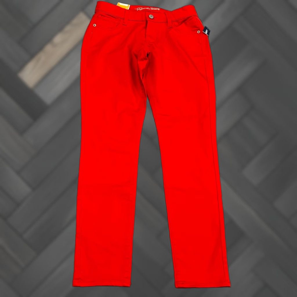 Old Navy Old Navy Jeans Womens 6R Red Rockstar Super Skinny Stretch Casual Pants Size 28" / US 6 / IT 42 - 1 Thumbnail