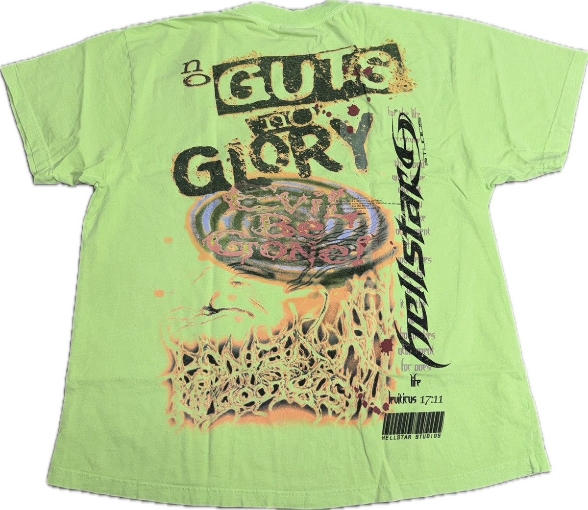 HELLSTAR Hellstar No Guts No Glory T-shirt Size US XL / EU 56 / 4 - 3 Thumbnail