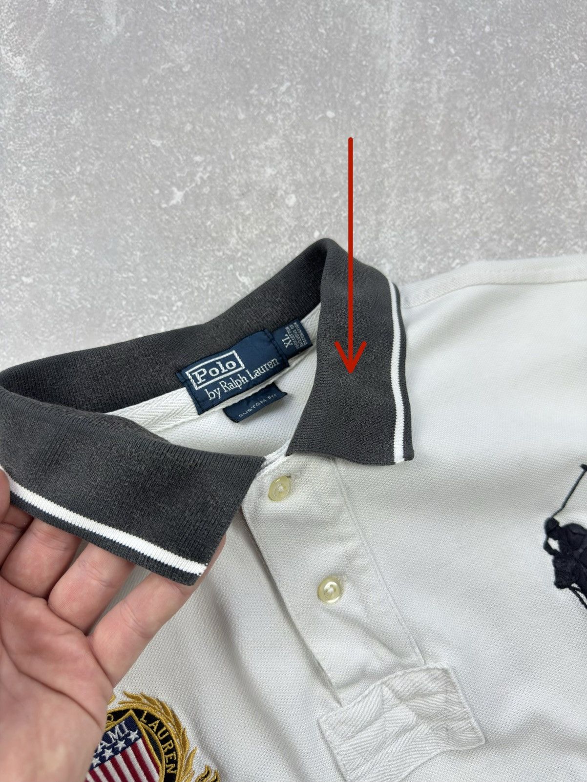 Polo Ralph Lauren Vintage Polo Ralph Lauren Miami Big Pony Chief Keef Style Size US XL / EU 56 / 4 - 11 Thumbnail