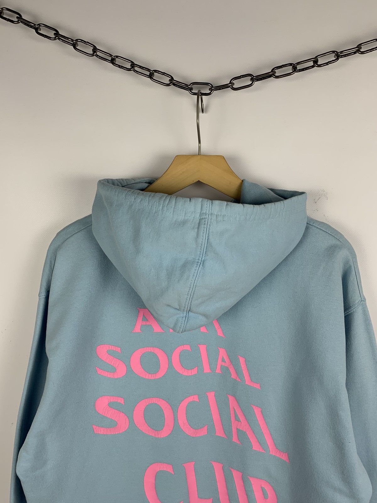 Anti Social Social Club Anti Social Social Club 3D Logo Hoodie Baby Blue Size M Size US M / EU 48-50 / 2 - 2 Thumbnail