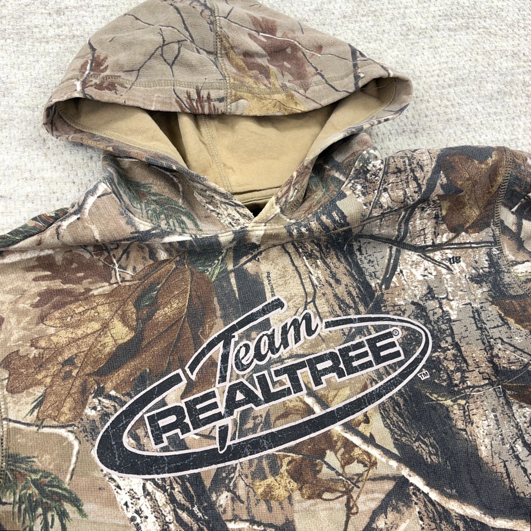 Realtree VINTAGE Realtree Hoodie Men M Camouflage Pullover Sweatshirt Brown 90s Logo Sports Retro Size US M / EU 48-50 / 2 - 2 Thumbnail