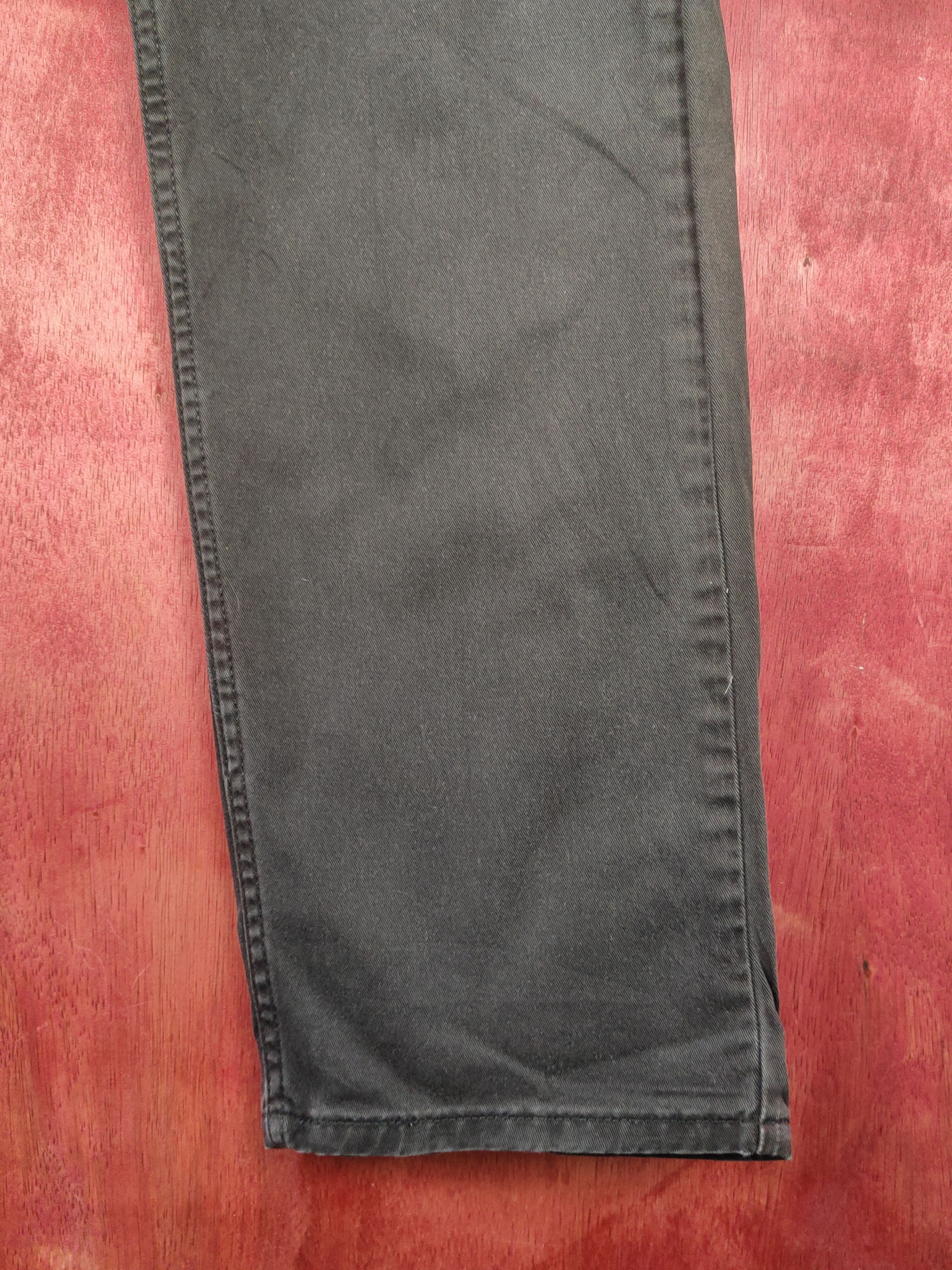 Japanese Brand Levis Blue Black distressed faded ripped Casual Pants #S1330 Size US 33 - 6 Thumbnail