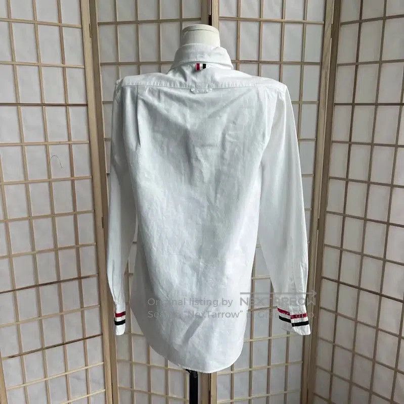 Thom Browne Thom Browne Women's White Cotton Shirt . Size S / US 4 / IT 40 - 2 Thumbnail