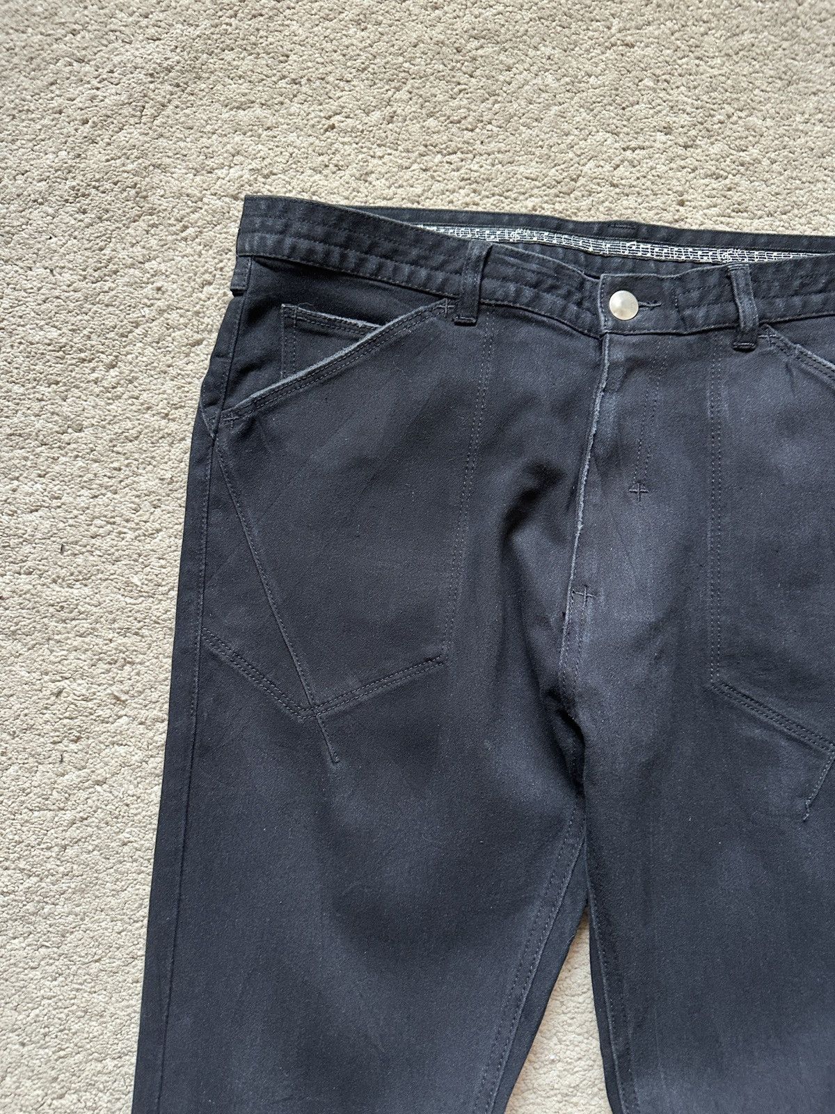 Number (N)ine NUMBERNINE Black Jeans Size US 32 / EU 48 - 2 Thumbnail