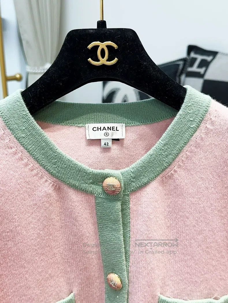 Other Chanel 24C early spring show pink and green edge four-pock Size M / US 6-8 / IT 42-44 - 4 Thumbnail