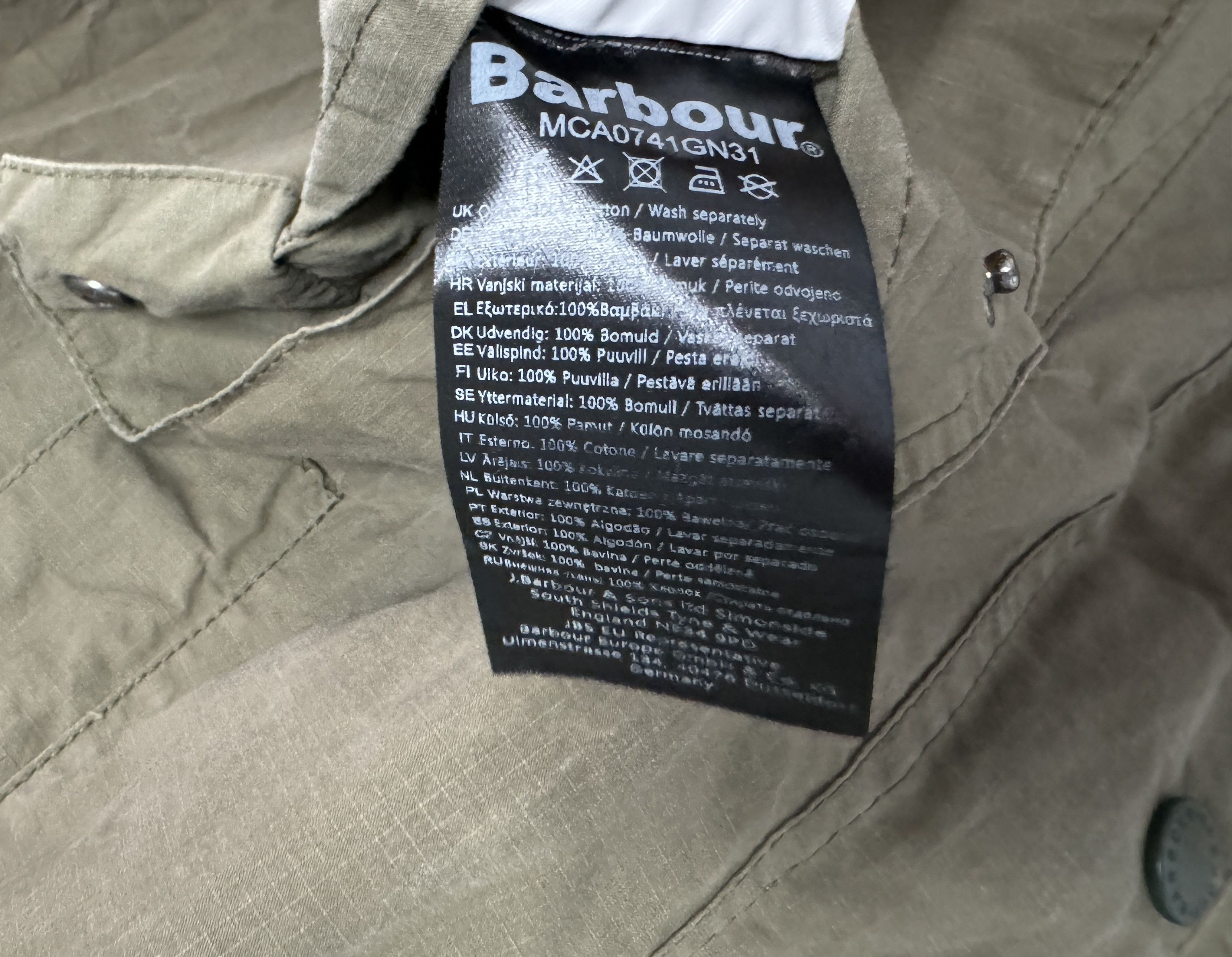 Barbour Barbour SL Unlined Bedale Casual Jacket Olive Size 38 M Size US M / EU 48-50 / 2 - 12 Thumbnail