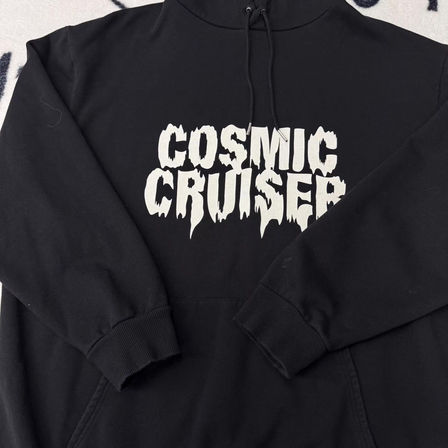 Celine Celine Black & White Letter Print Hoodie Q10 Size US M / EU 48-50 / 2 - 3 Thumbnail