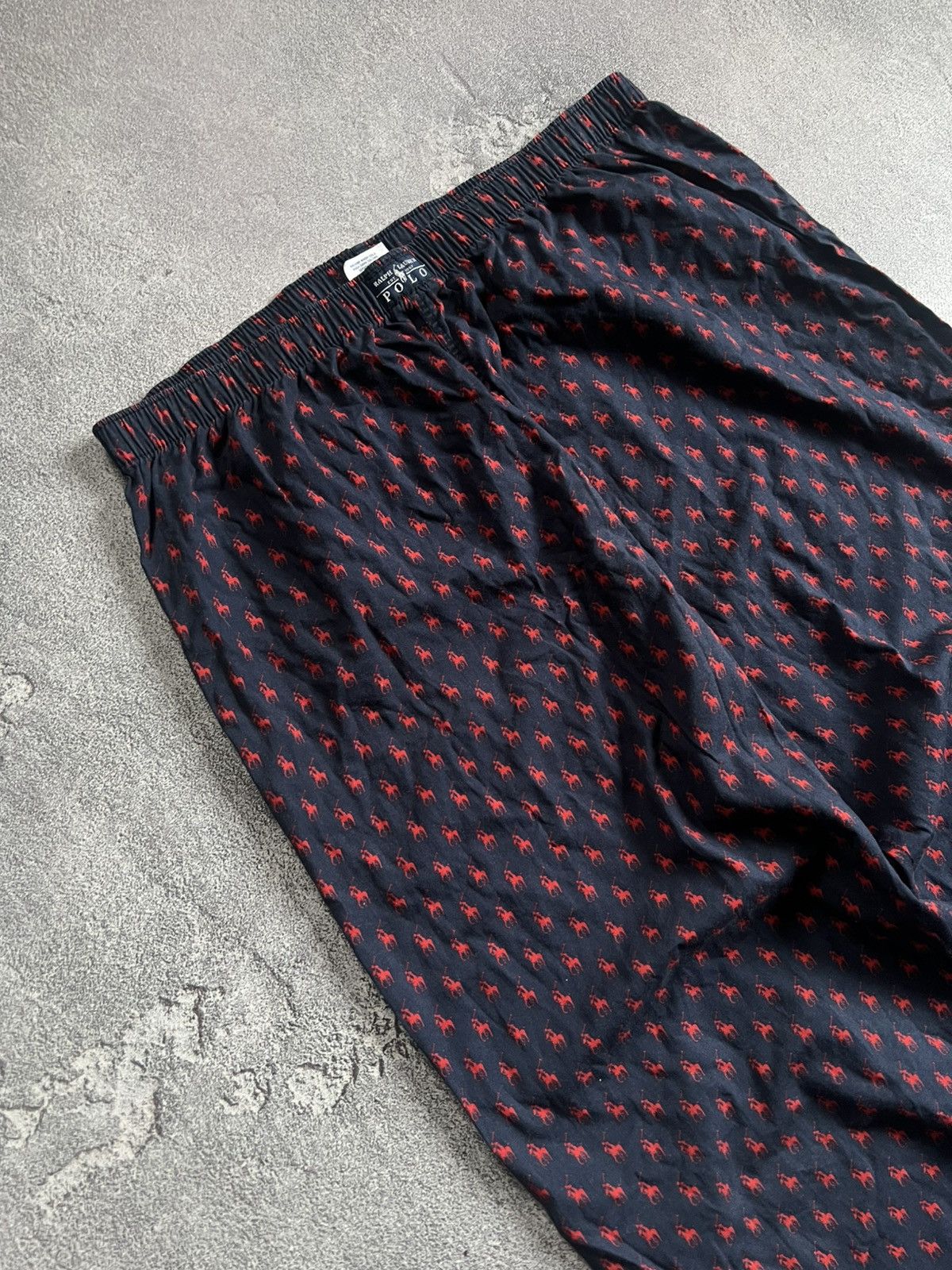 Polo Ralph Lauren Polo Ralph Lauren Pajama Pants Size M Horses Logo Drawstring Size US 39 - 2 Thumbnail