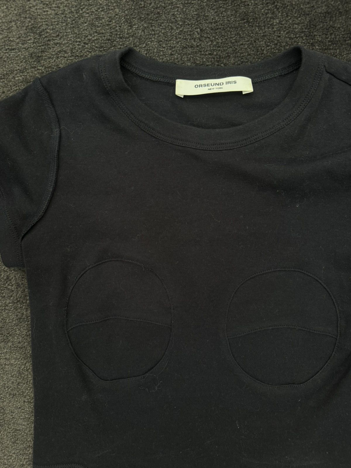 Orseund Iris Orseund Iris circle bust crop tee in Navy Size XS / US 0-2 / IT 36-38 - 5 Thumbnail