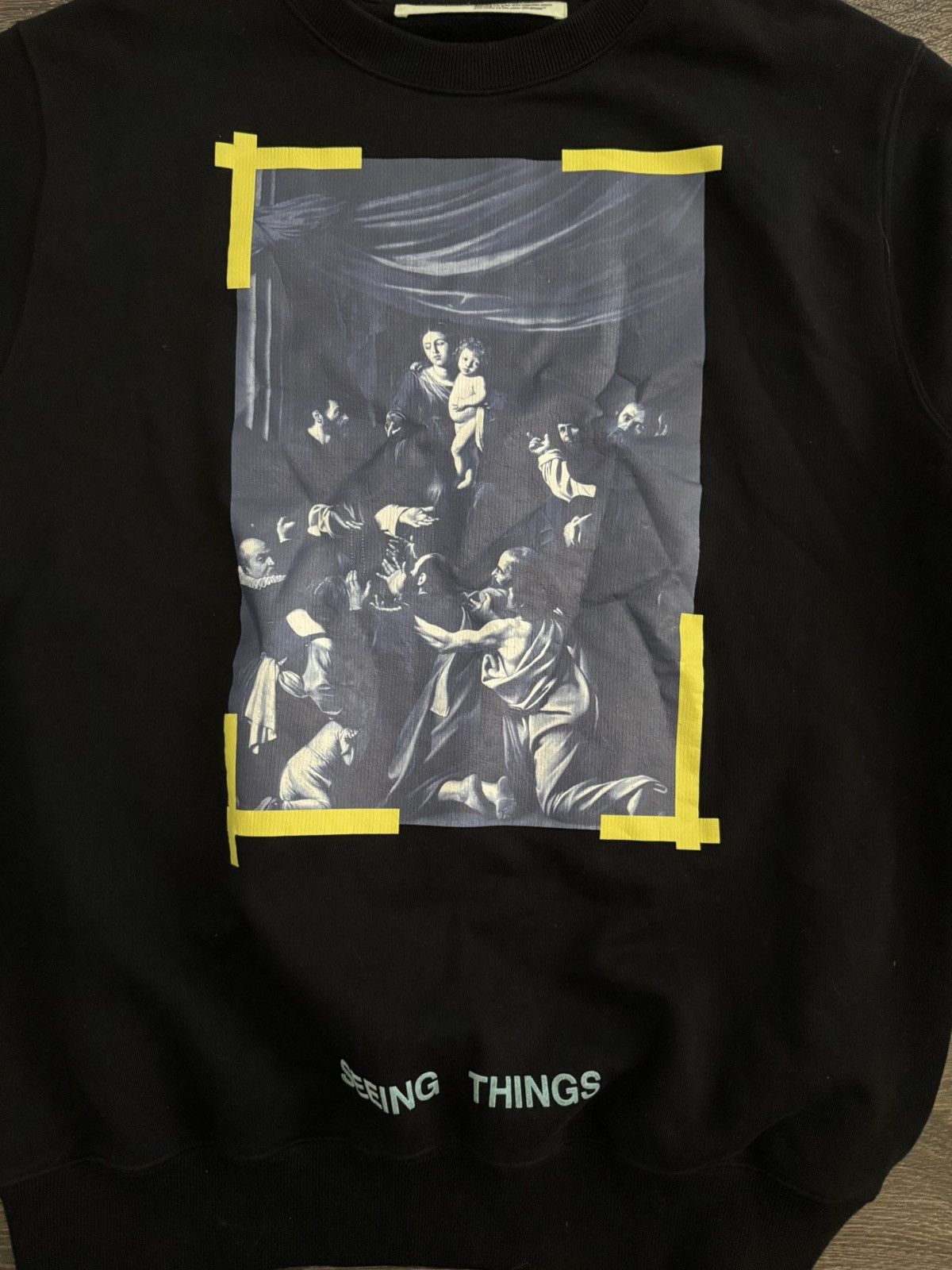 Off-White Off White Caravaggio Diagonal Sweatershirt Size US M / EU 48-50 / 2 - 3 Thumbnail