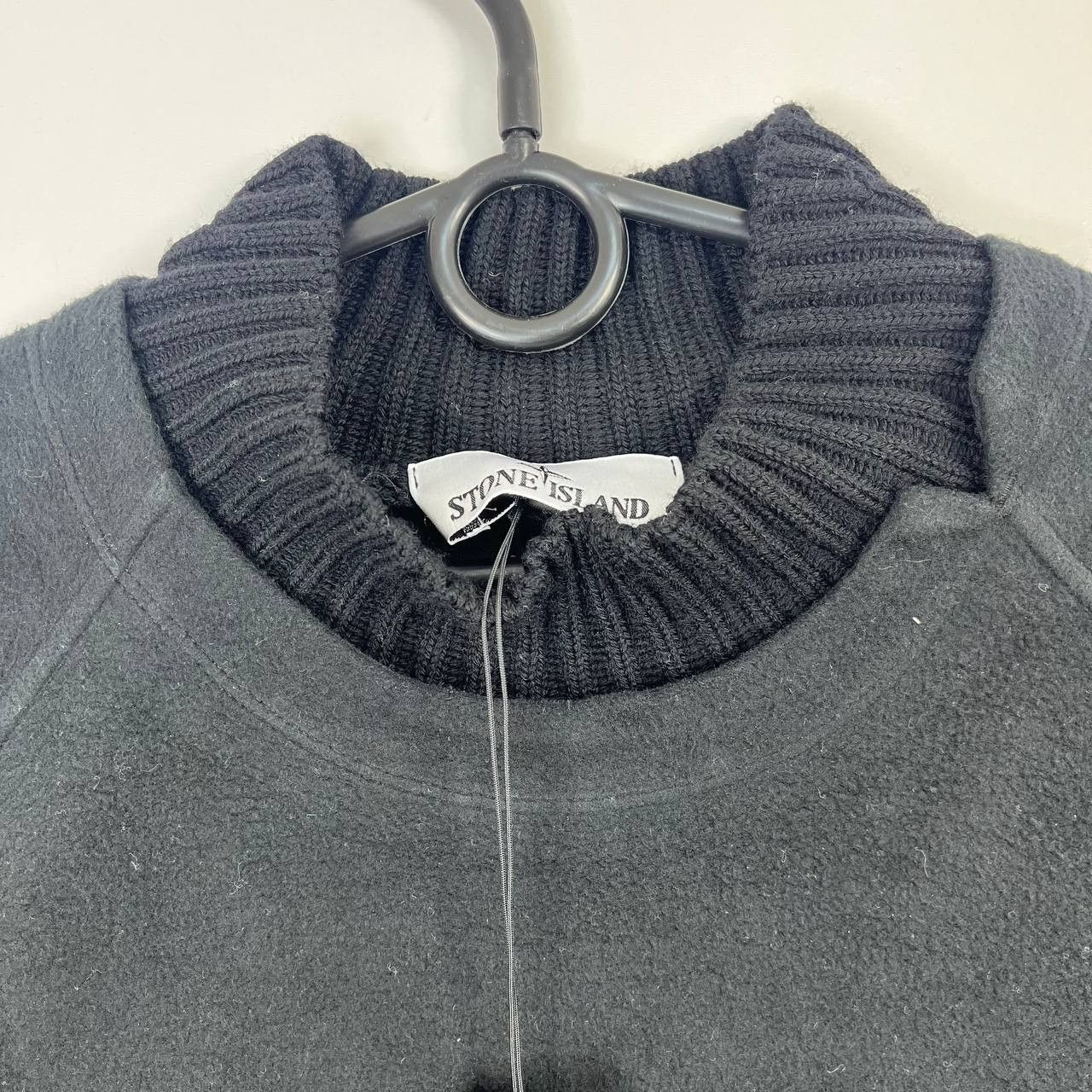 Stone Island Stone Island Crewneck Sweatshirt Black Fleece Pullover S Size US S / EU 44-46 / 1 - 3 Thumbnail